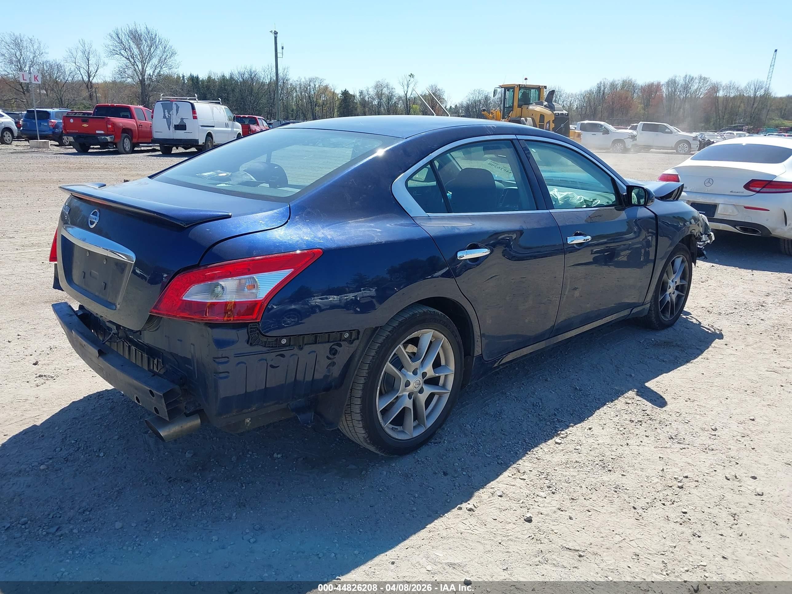 2010 Nissan Maxima 3.5 S Dark Blue vin: 1N4AA5AP3AC805426