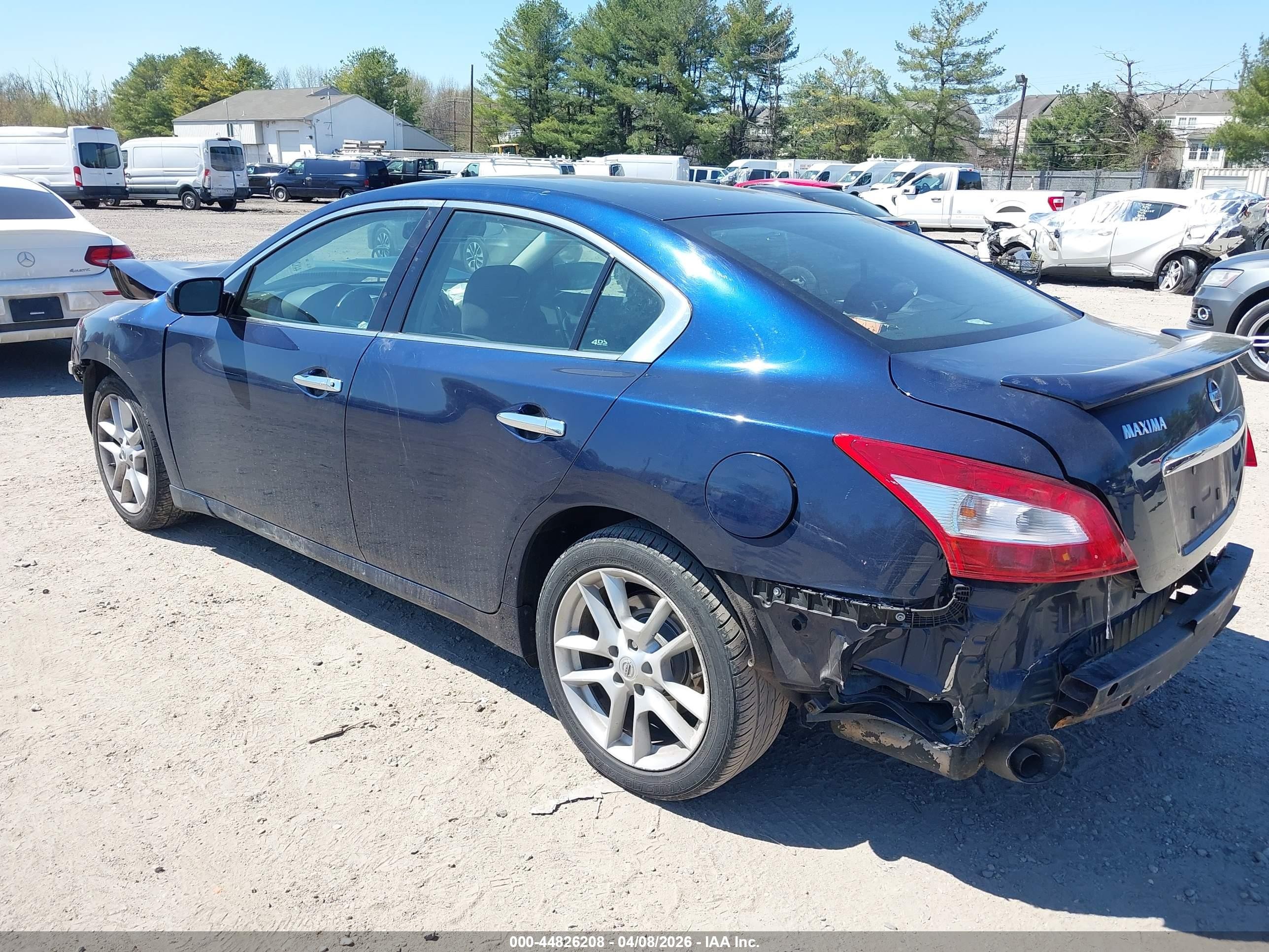 2010 Nissan Maxima 3.5 S Dark Blue vin: 1N4AA5AP3AC805426