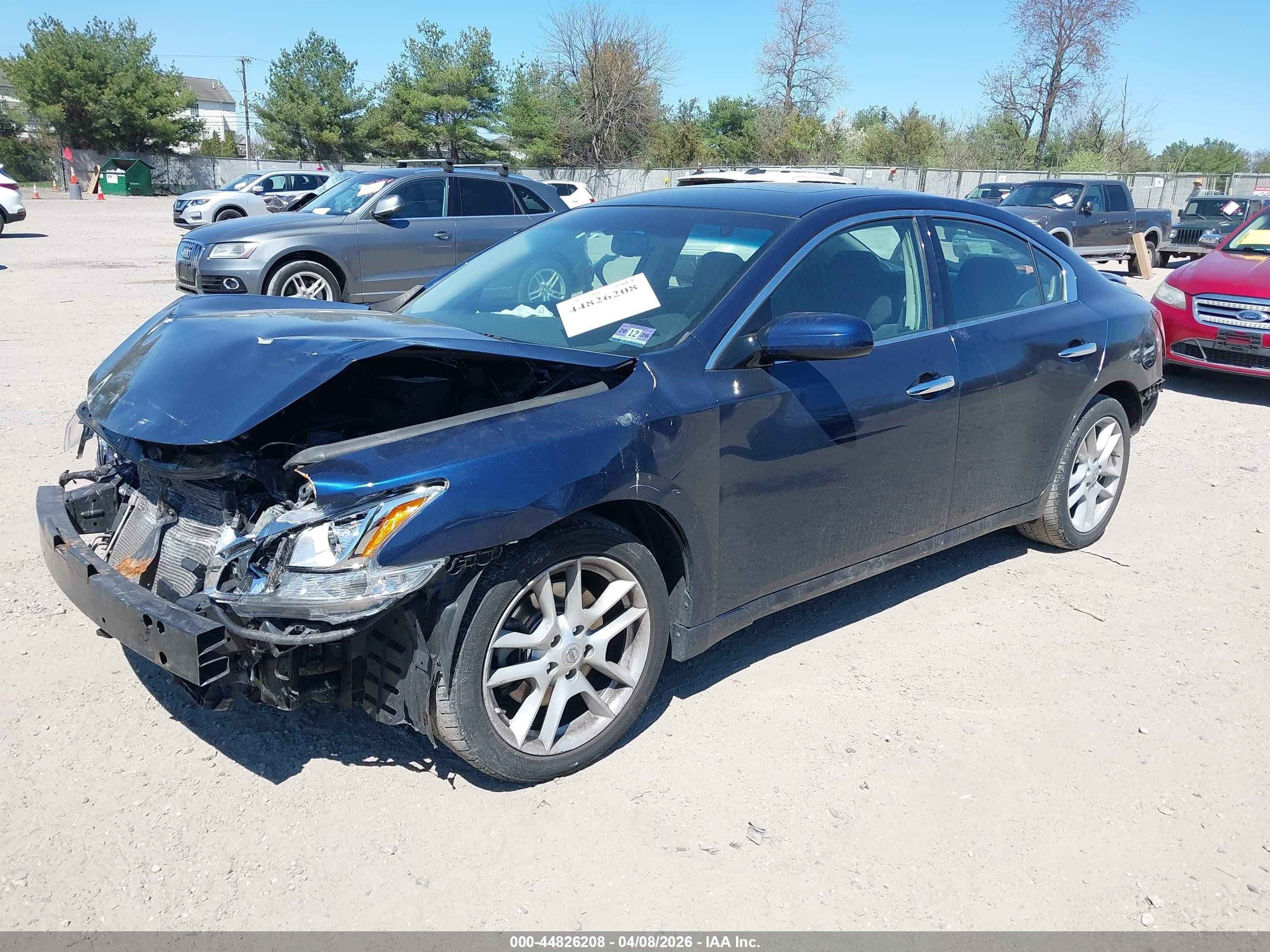 2010 Nissan Maxima 3.5 S Dark Blue vin: 1N4AA5AP3AC805426