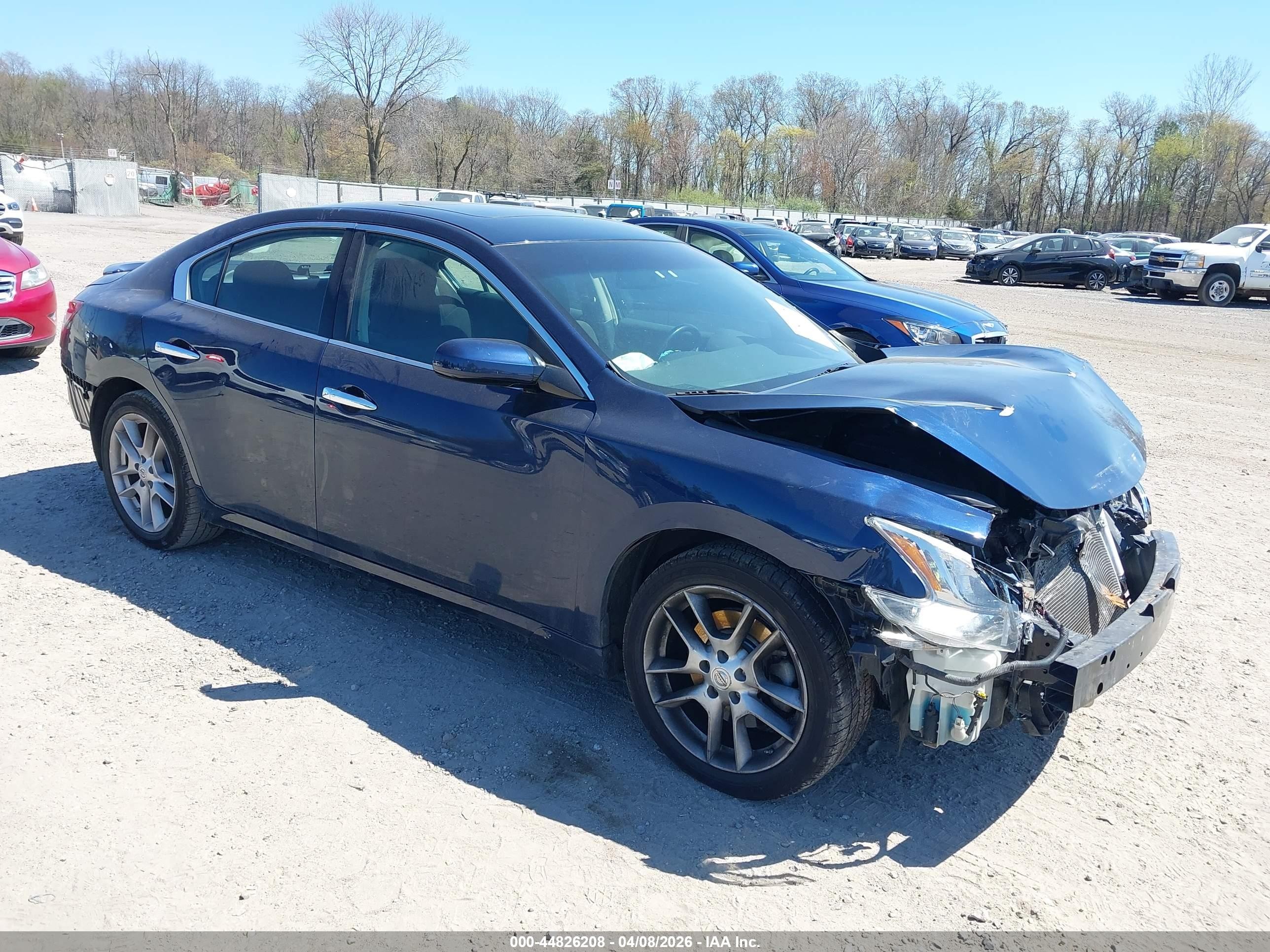 2010 Nissan Maxima 3.5 S Dark Blue vin: 1N4AA5AP3AC805426