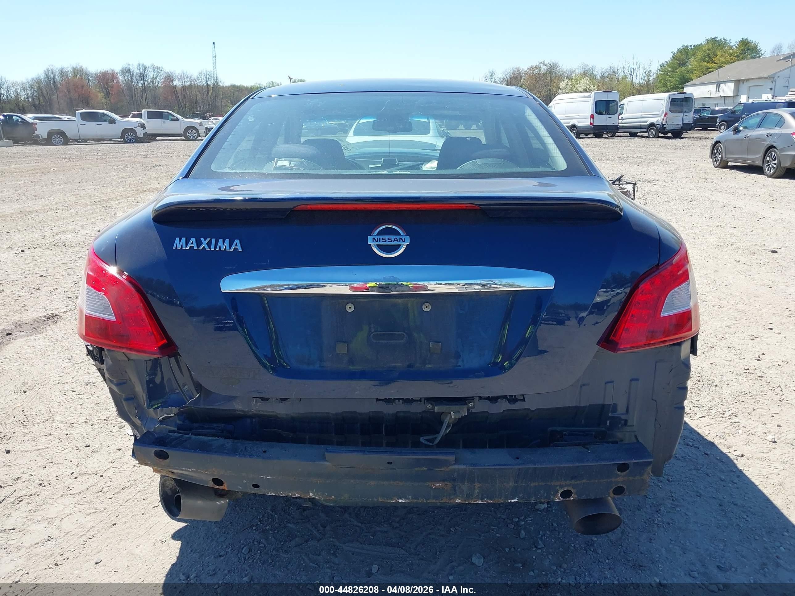 2010 Nissan Maxima 3.5 S Dark Blue vin: 1N4AA5AP3AC805426