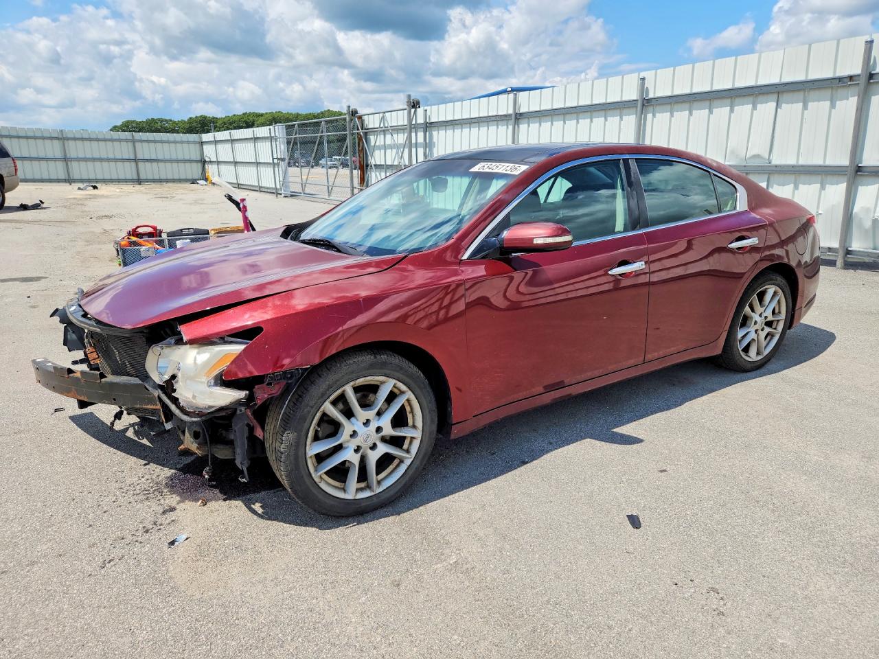 2010 Nissan Maxima 3.5 S Burgundy vin: 1N4AA5AP3AC811162