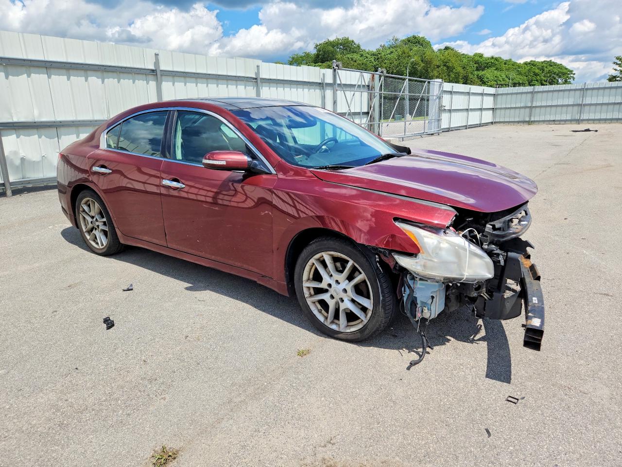 2010 Nissan Maxima 3.5 S Burgundy vin: 1N4AA5AP3AC811162