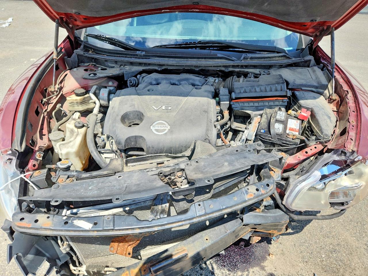 2010 Nissan Maxima 3.5 S Burgundy vin: 1N4AA5AP3AC811162