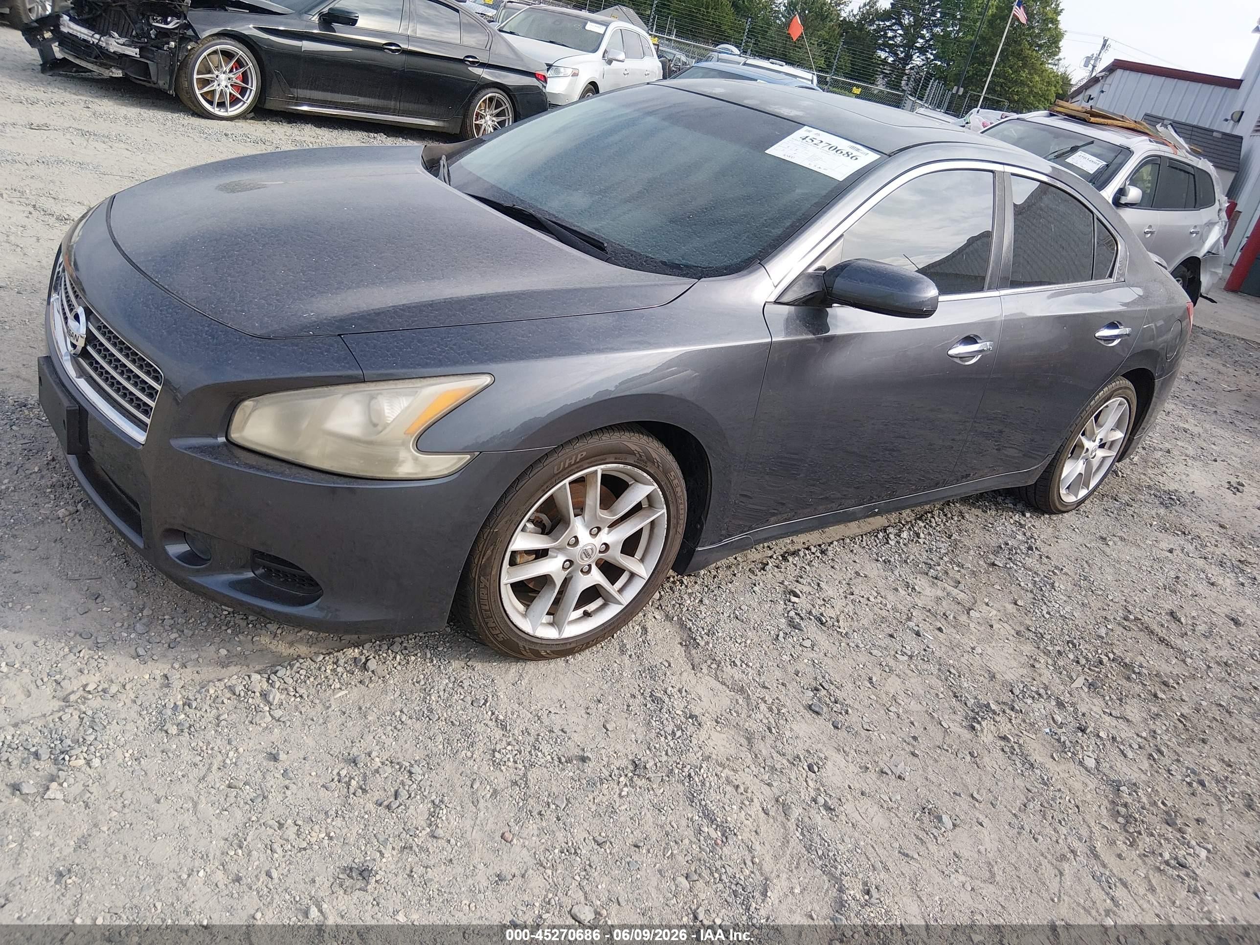 2010 Nissan Maxima 3.5 S Gray vin: 1N4AA5AP3AC815888