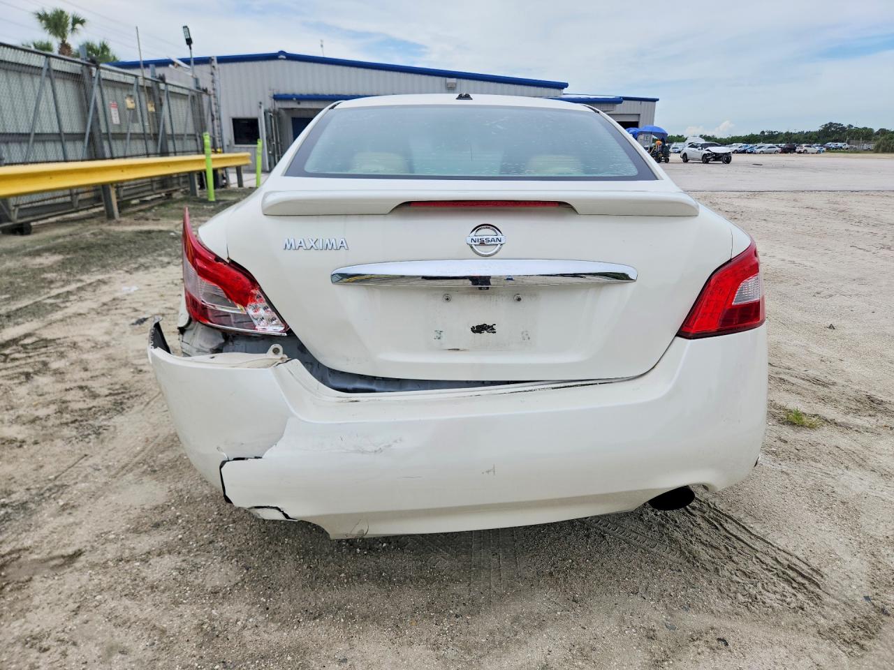2010 Nissan Maxima 3.5 S White vin: 1N4AA5AP3AC842847