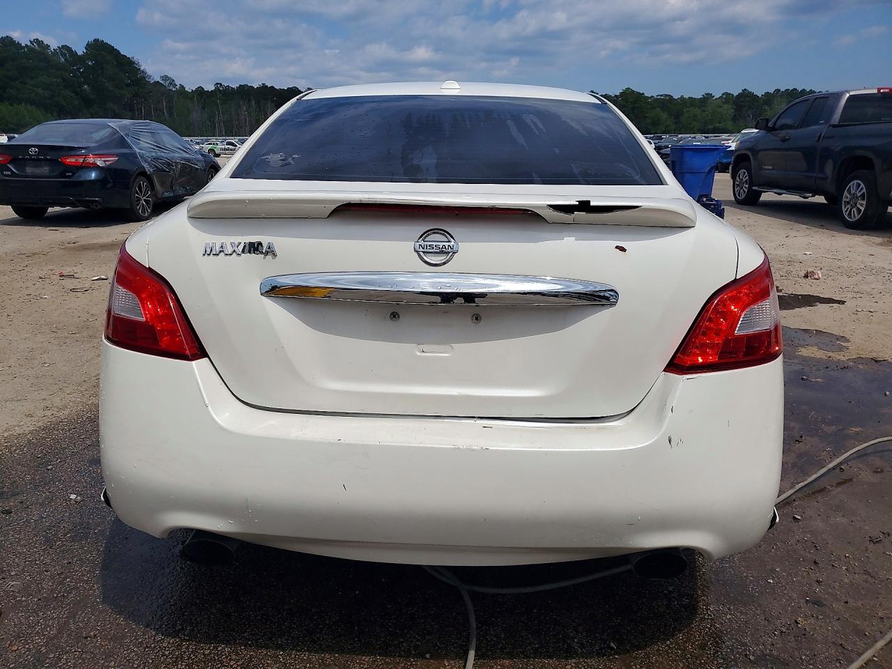 2010 Nissan Maxima S/sv White vin: 1N4AA5AP3AC851953