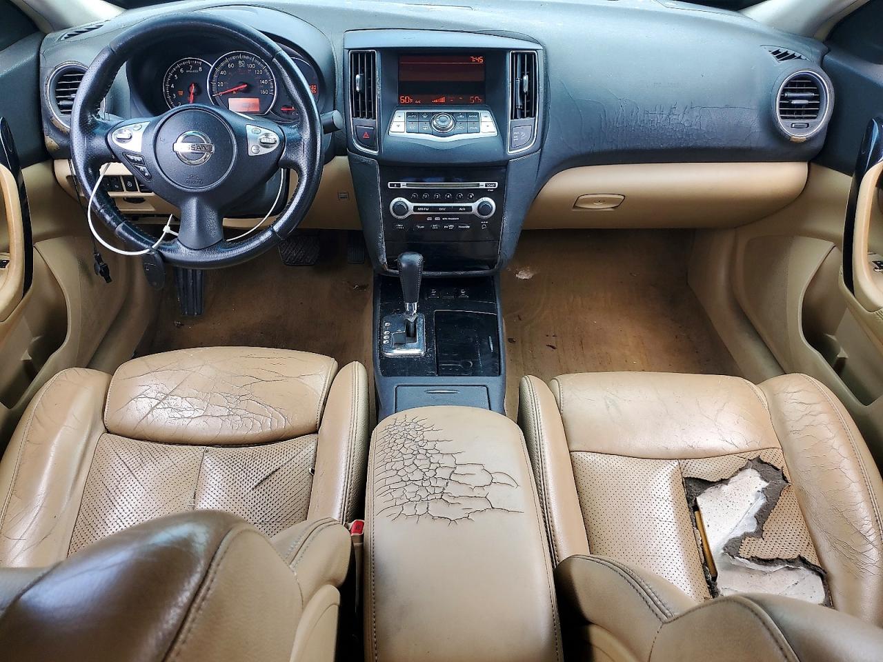 2010 Nissan Maxima S/sv White vin: 1N4AA5AP3AC851953