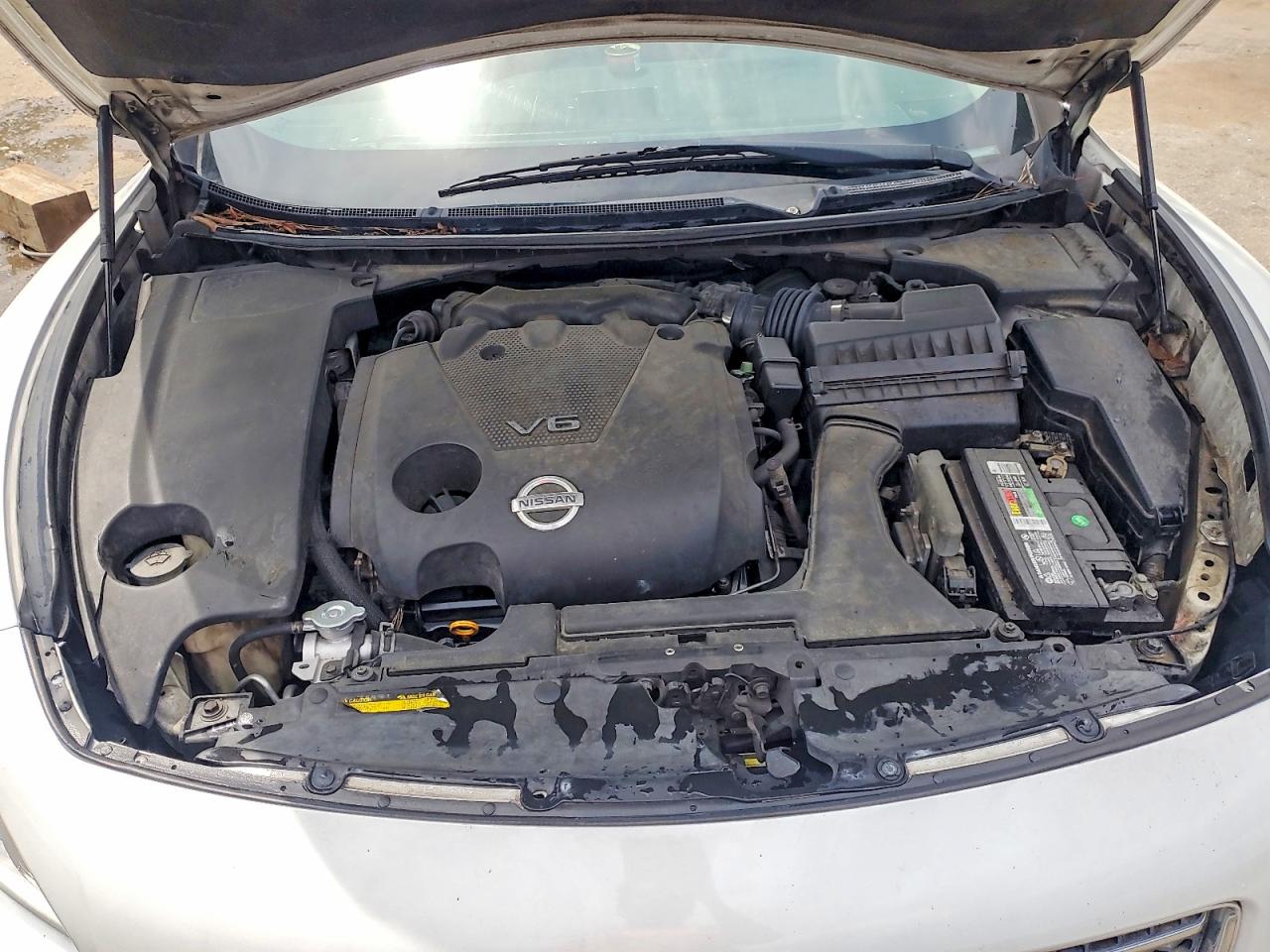 2010 Nissan Maxima S/sv White vin: 1N4AA5AP3AC851953