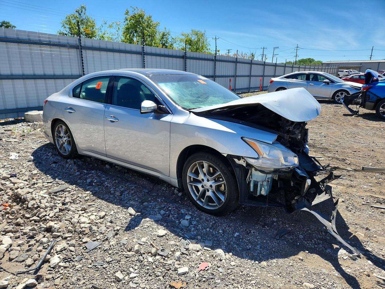 2010 Nissan Maxima 3.5 S Silver vin: 1N4AA5AP3AC854609