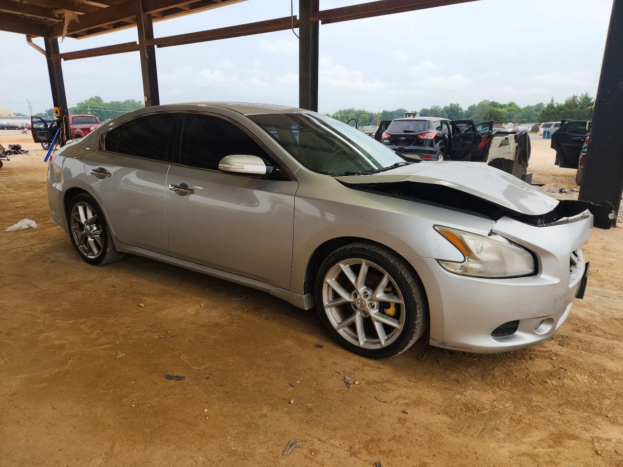 2010 Nissan Maxima 3.5 S Silver vin: 1N4AA5AP3AC858370