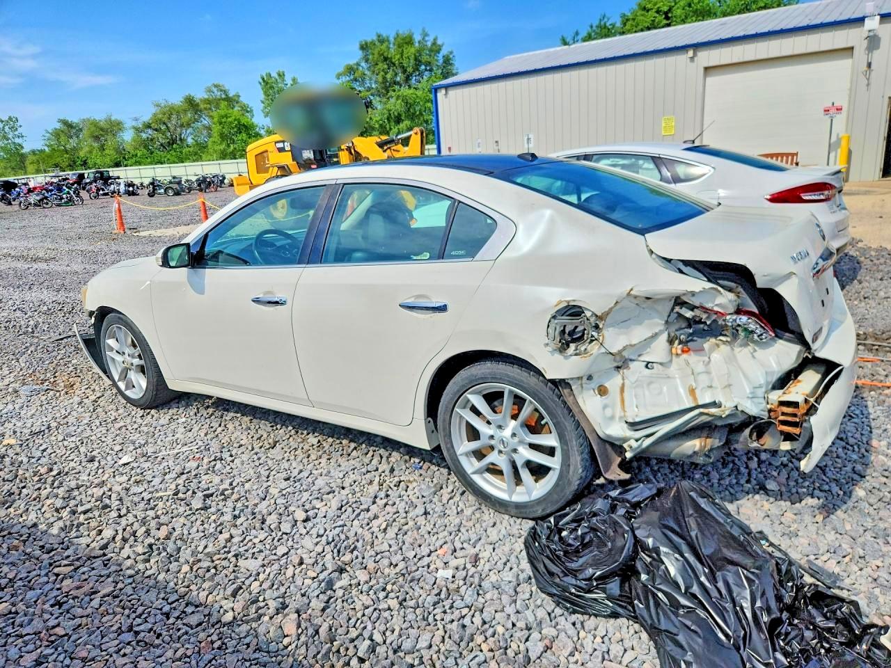 2010 Nissan Maxima S/sv White vin: 1N4AA5AP3AC862466