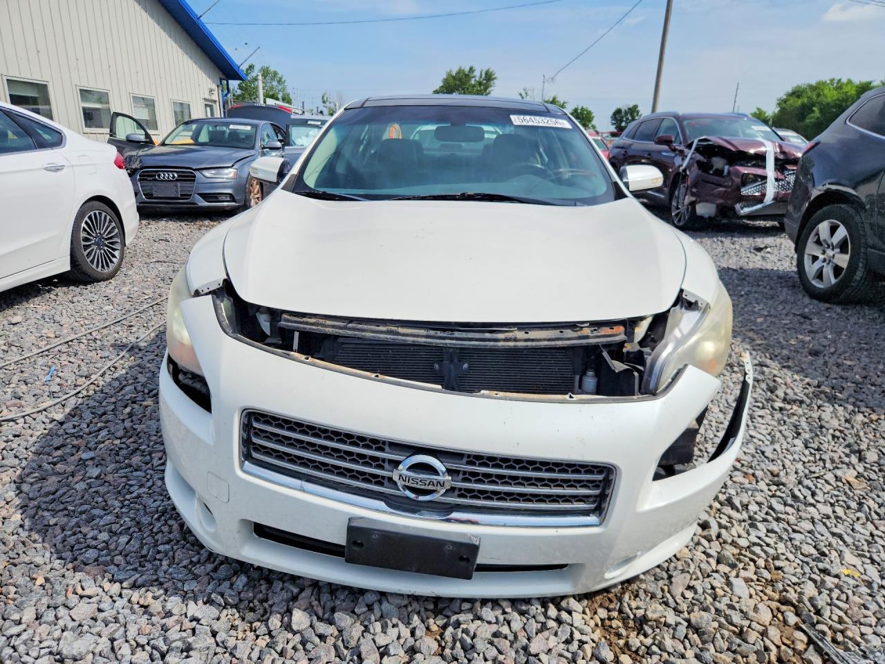 2010 Nissan Maxima S/sv White vin: 1N4AA5AP3AC862466