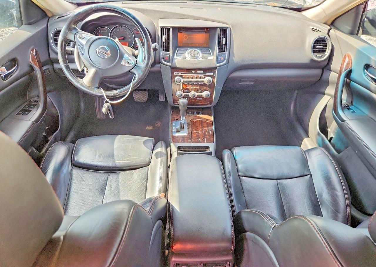 2010 Nissan Maxima S/sv White vin: 1N4AA5AP3AC862466