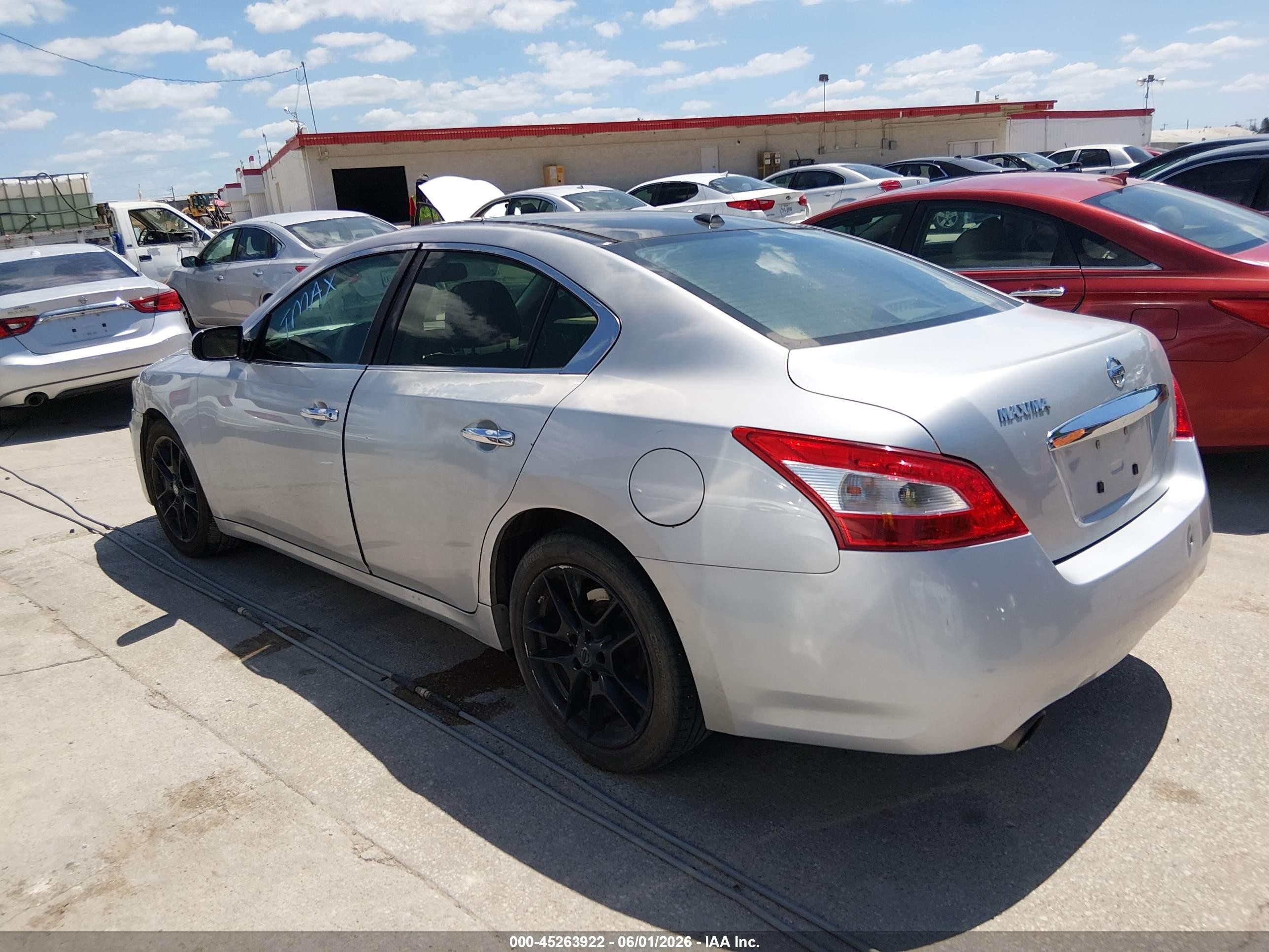 2011 Nissan Maxima 3.5 Sv Silver vin: 1N4AA5AP3BC801765
