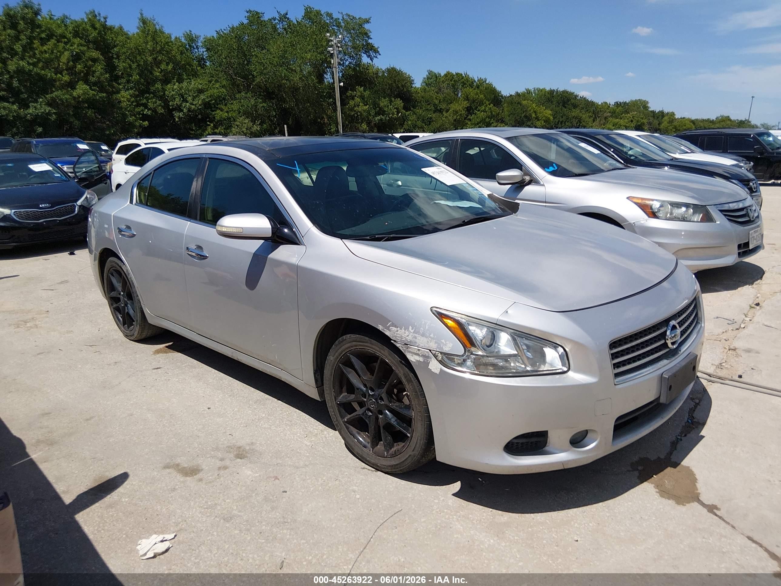 2011 Nissan Maxima 3.5 Sv Silver vin: 1N4AA5AP3BC801765