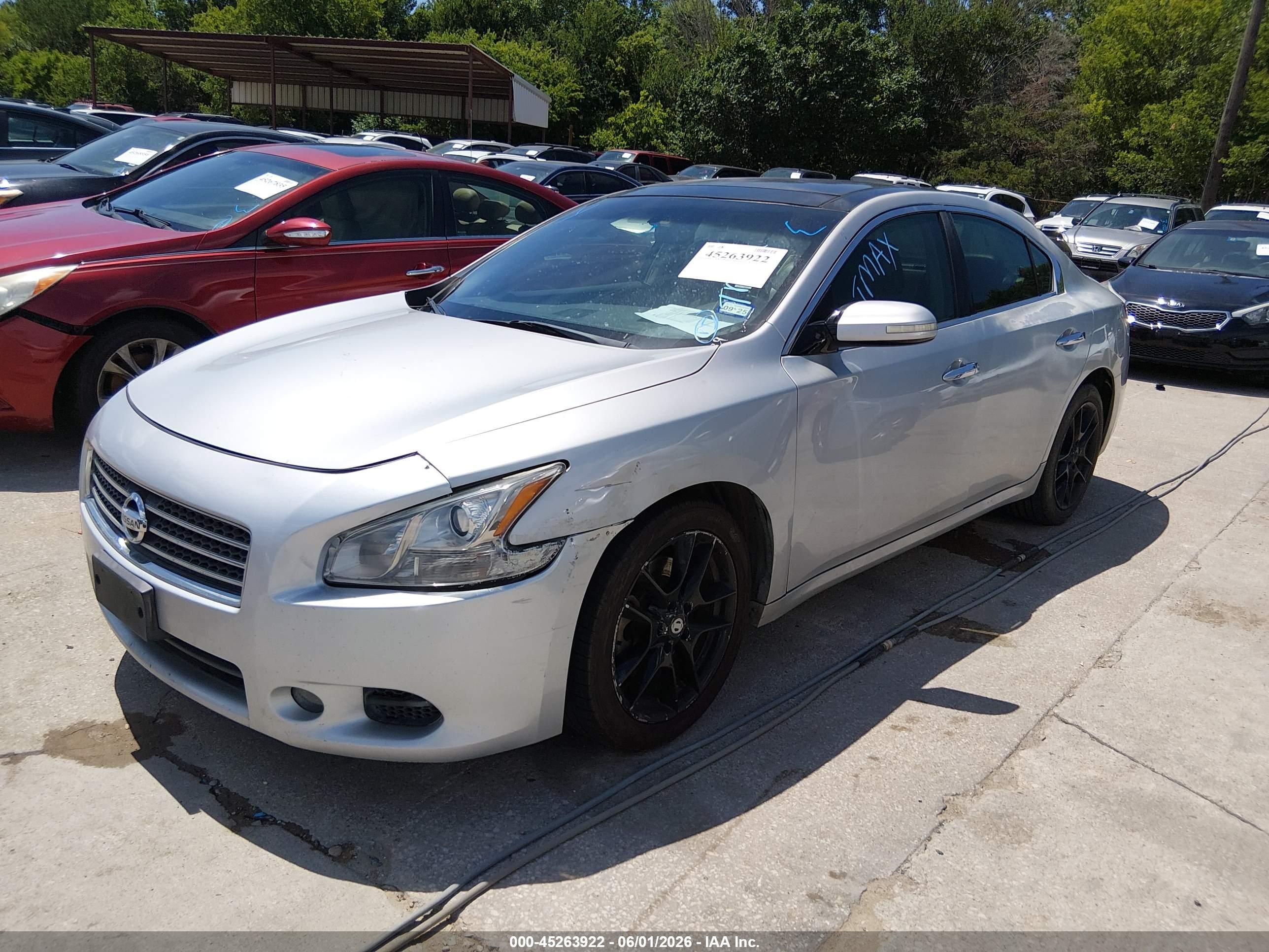 2011 Nissan Maxima 3.5 Sv Silver vin: 1N4AA5AP3BC801765