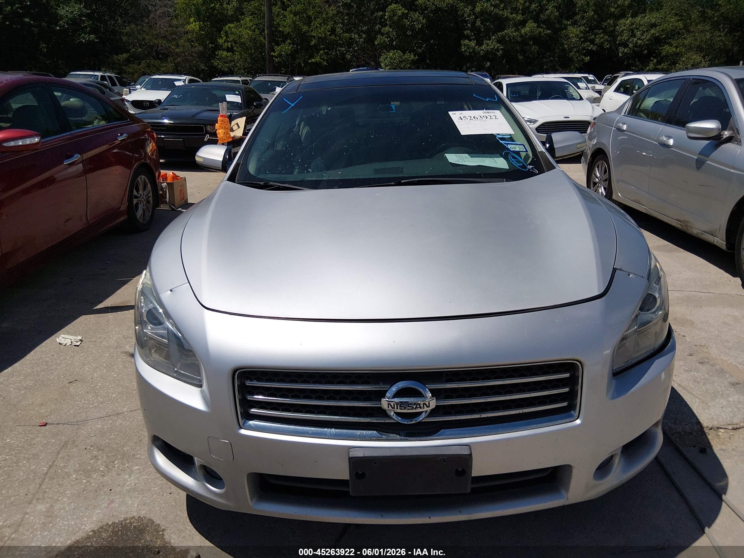2011 Nissan Maxima 3.5 Sv Silver vin: 1N4AA5AP3BC801765