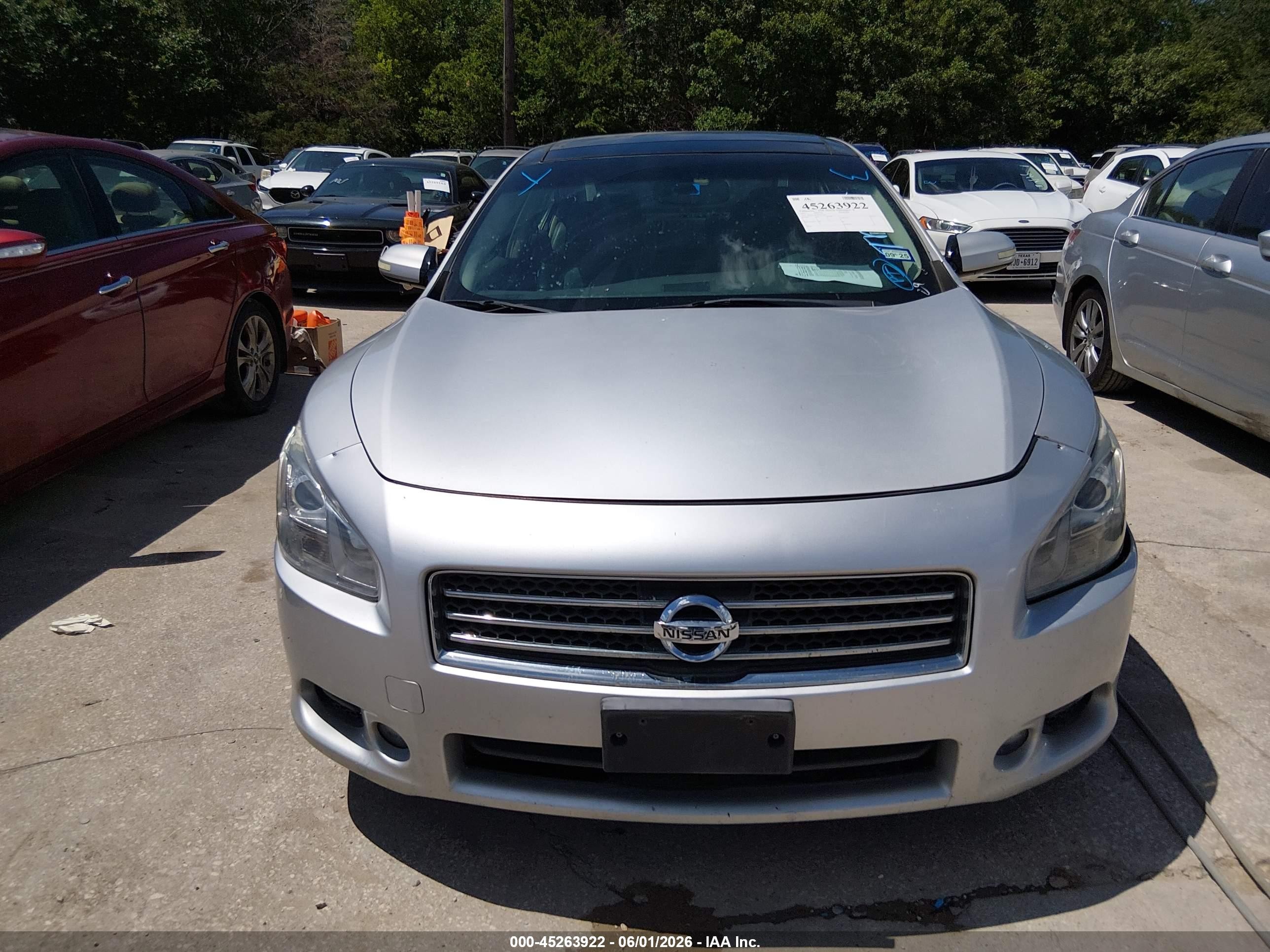 2011 Nissan Maxima 3.5 Sv Silver vin: 1N4AA5AP3BC801765