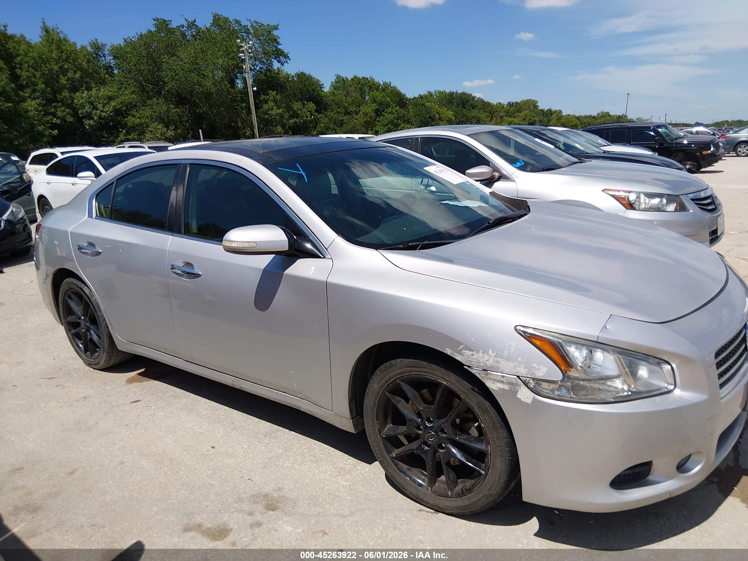 2011 Nissan Maxima 3.5 Sv Silver vin: 1N4AA5AP3BC801765