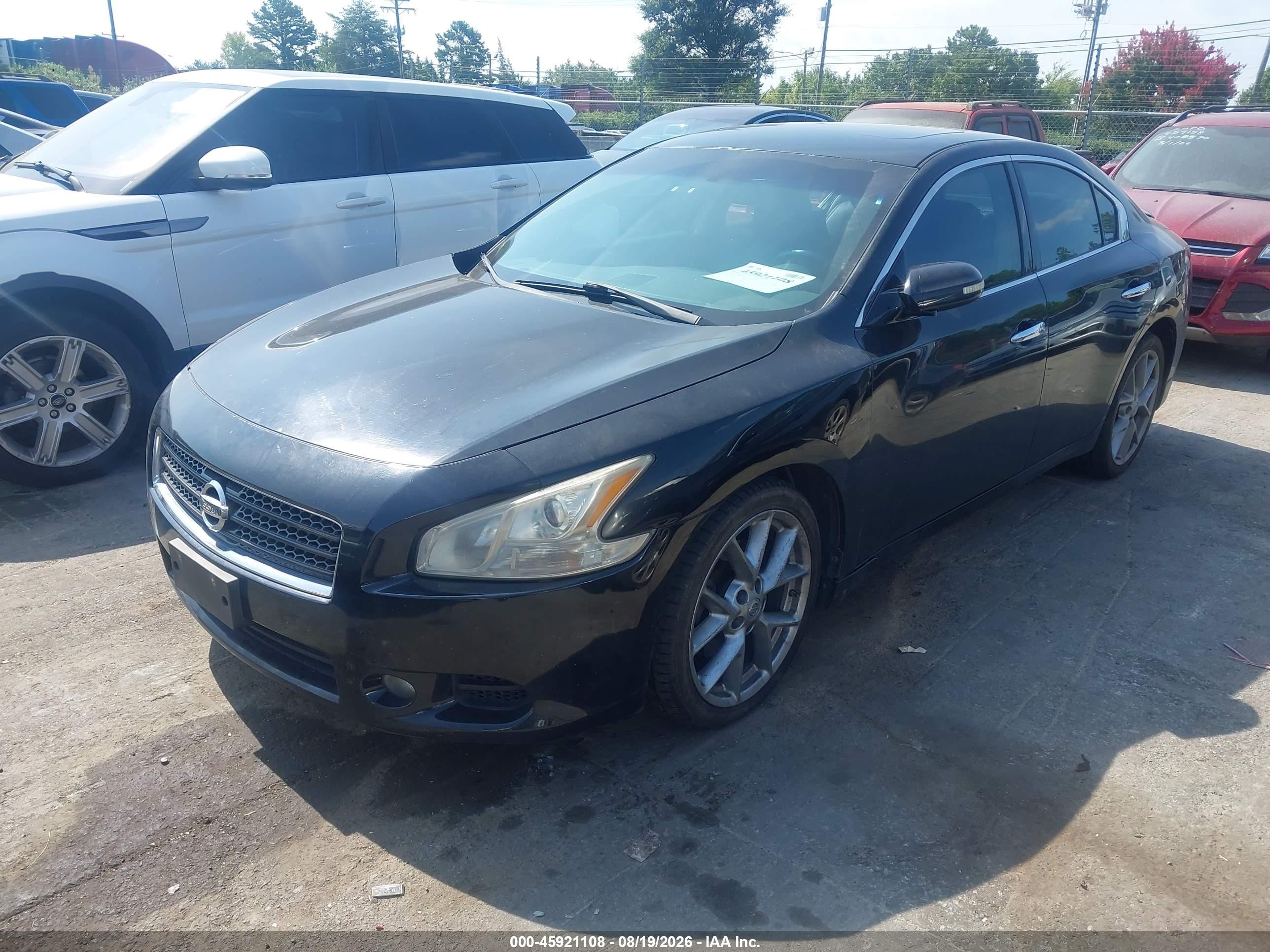 2011 Nissan Maxima 3.5 Sv Black vin: 1N4AA5AP3BC804925