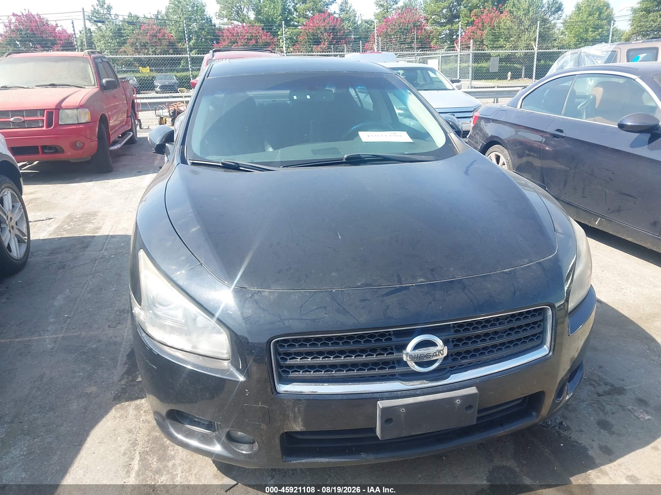 2011 Nissan Maxima 3.5 Sv Black vin: 1N4AA5AP3BC804925