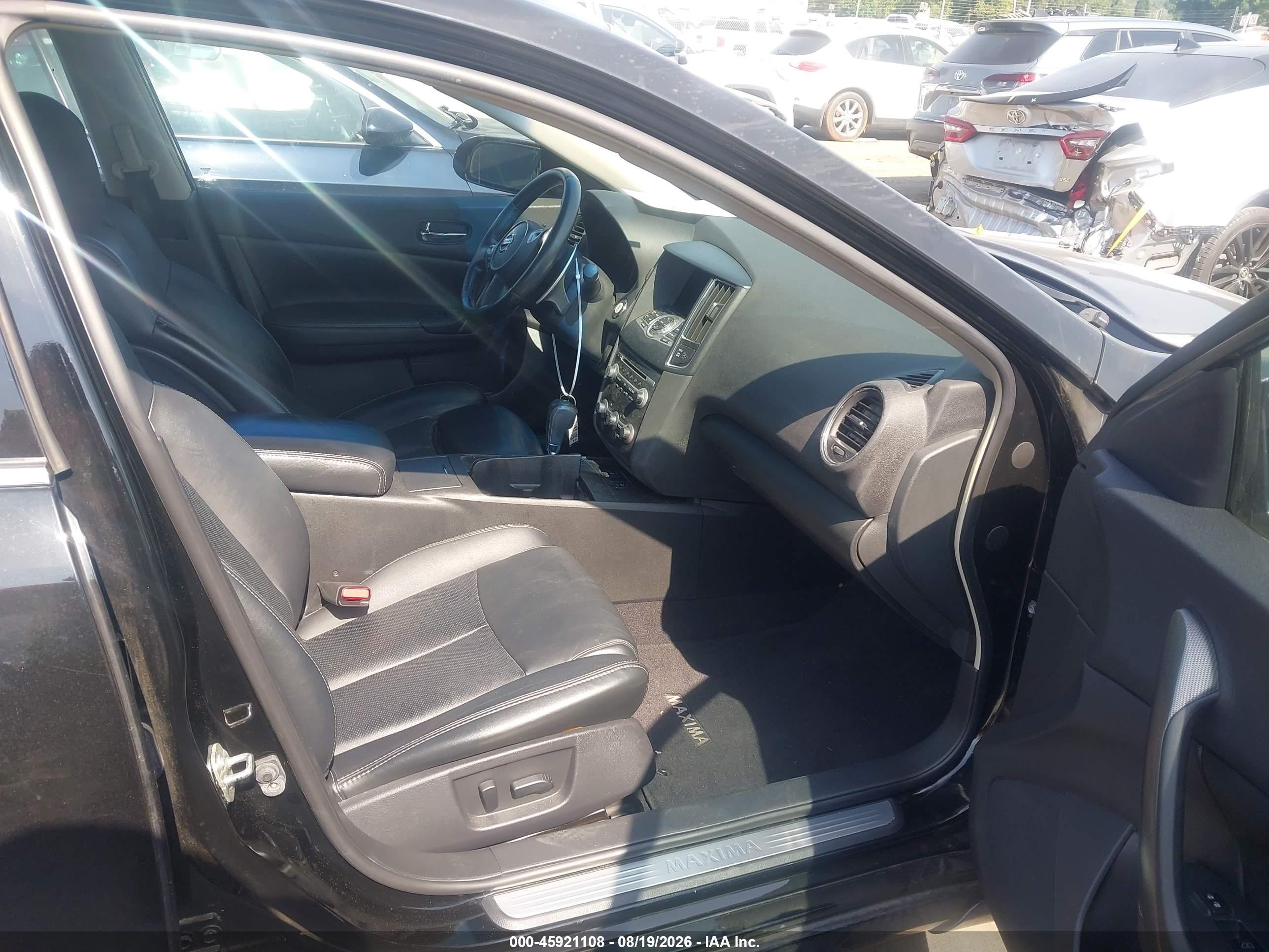 2011 Nissan Maxima 3.5 Sv Black vin: 1N4AA5AP3BC804925