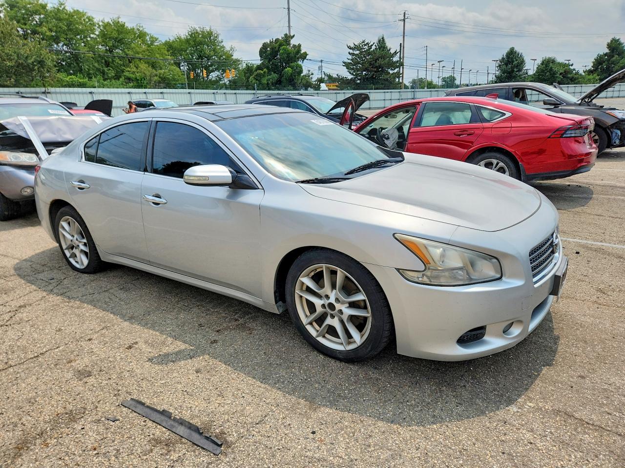 2011 Nissan Maxima 3.5 S Silver vin: 1N4AA5AP3BC804990