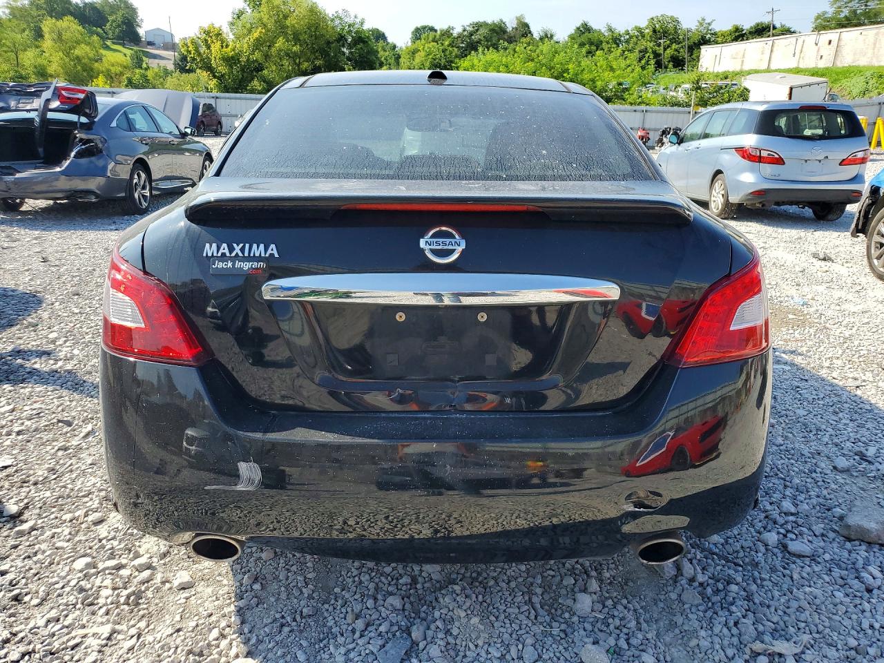 2011 Nissan Maxima 3.5 S Black vin: 1N4AA5AP3BC807517