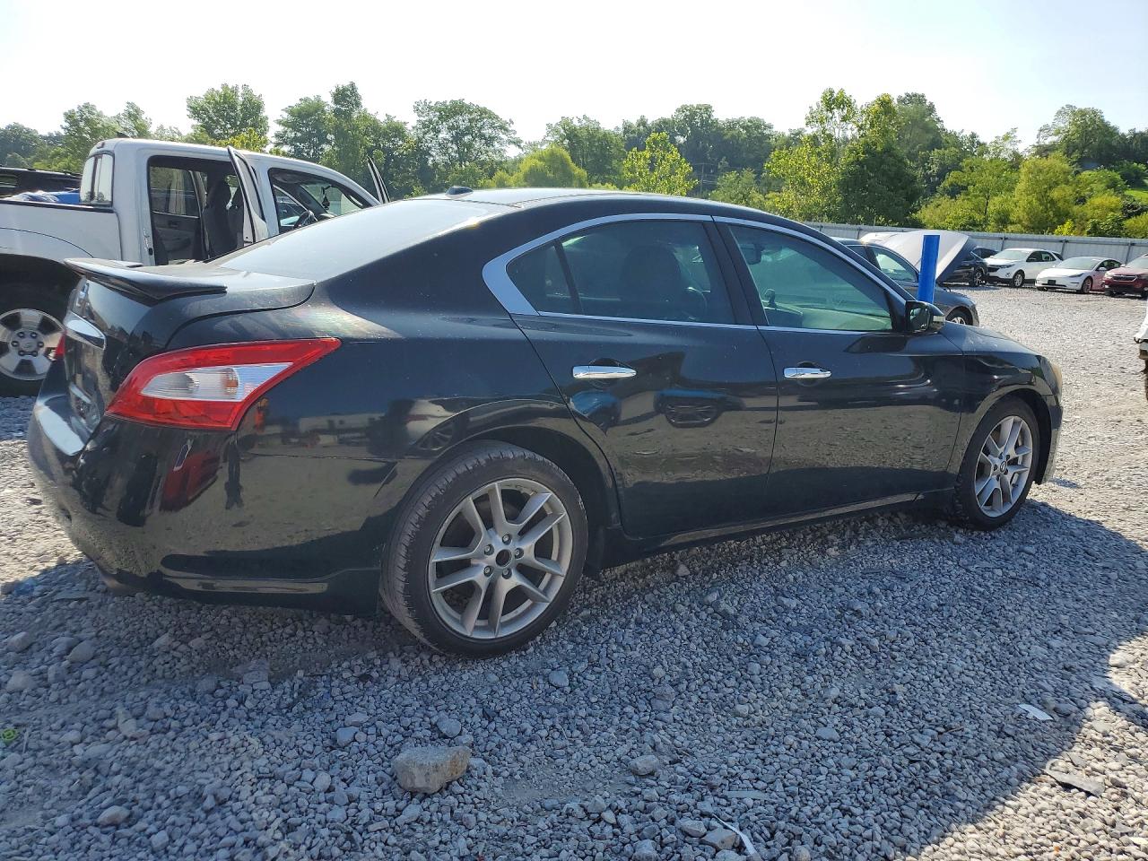 2011 Nissan Maxima 3.5 S Black vin: 1N4AA5AP3BC807517