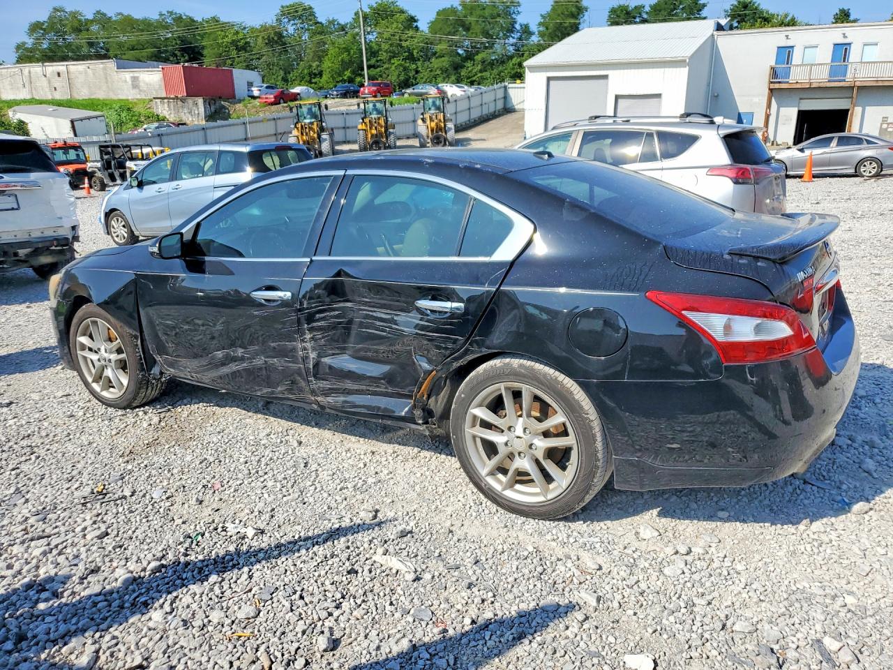 2011 Nissan Maxima 3.5 S Black vin: 1N4AA5AP3BC807517