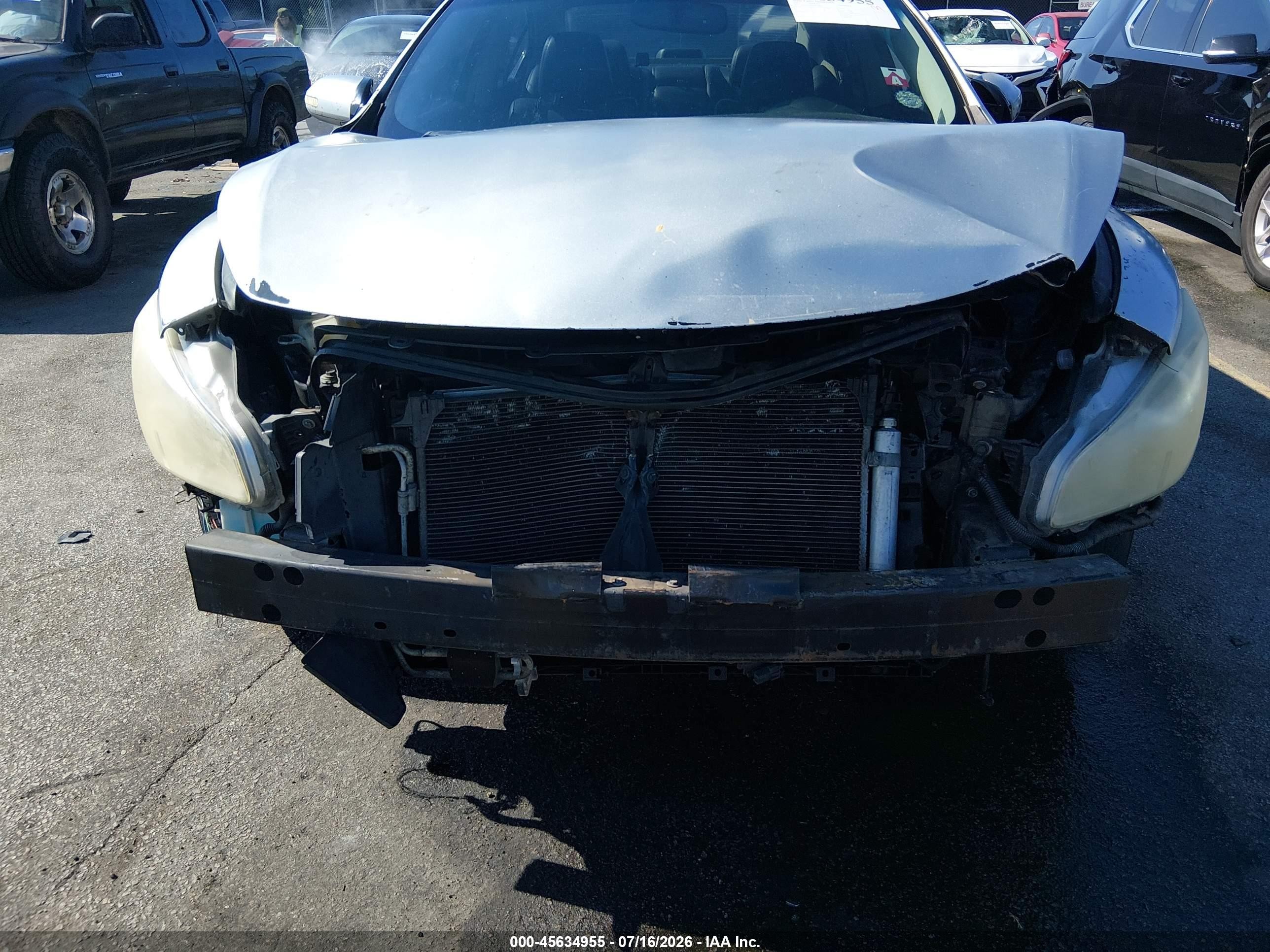 2011 Nissan Maxima 3.5 Sv Silver vin: 1N4AA5AP3BC813690