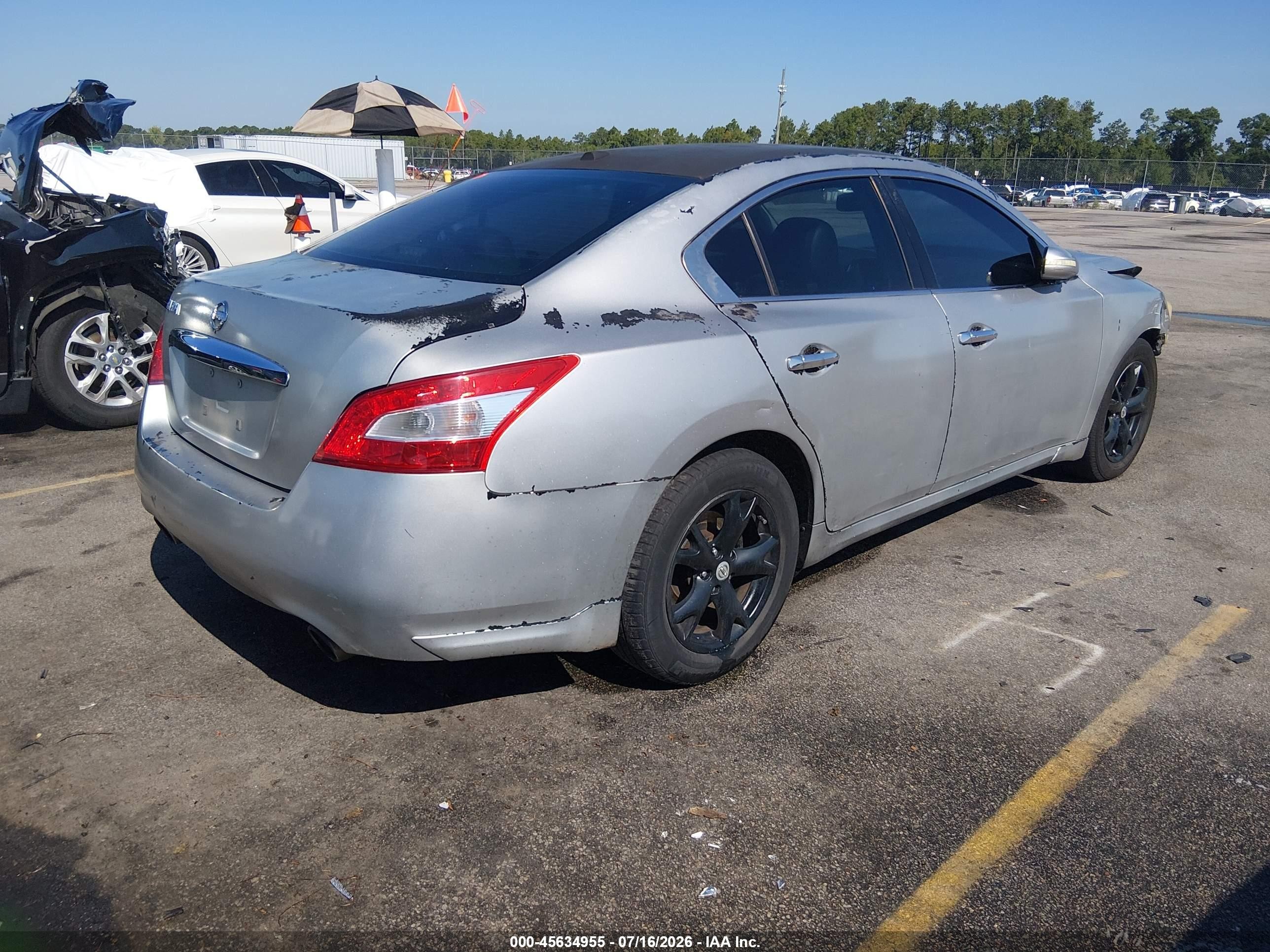 2011 Nissan Maxima 3.5 Sv Silver vin: 1N4AA5AP3BC813690