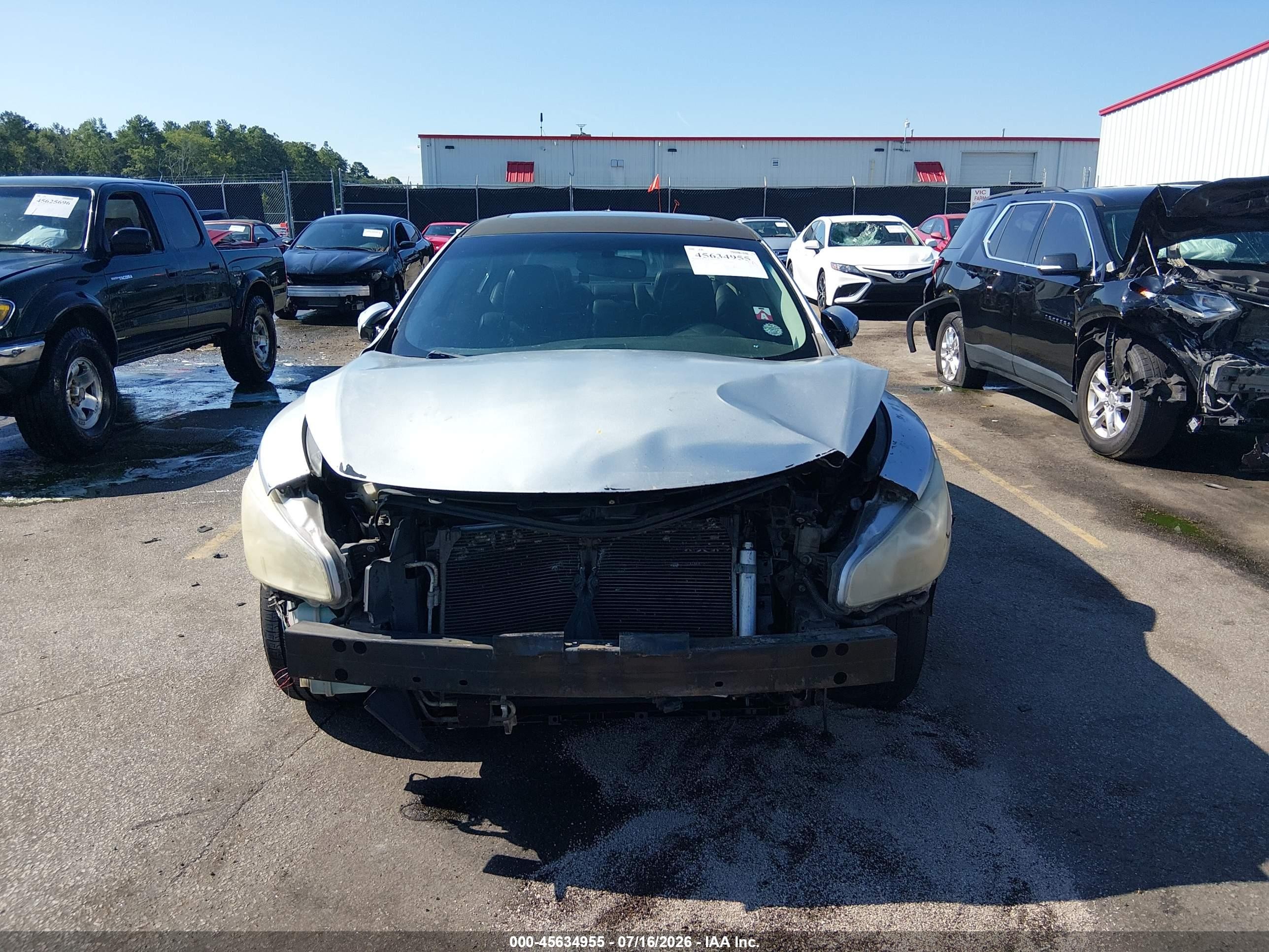 2011 Nissan Maxima 3.5 Sv Silver vin: 1N4AA5AP3BC813690