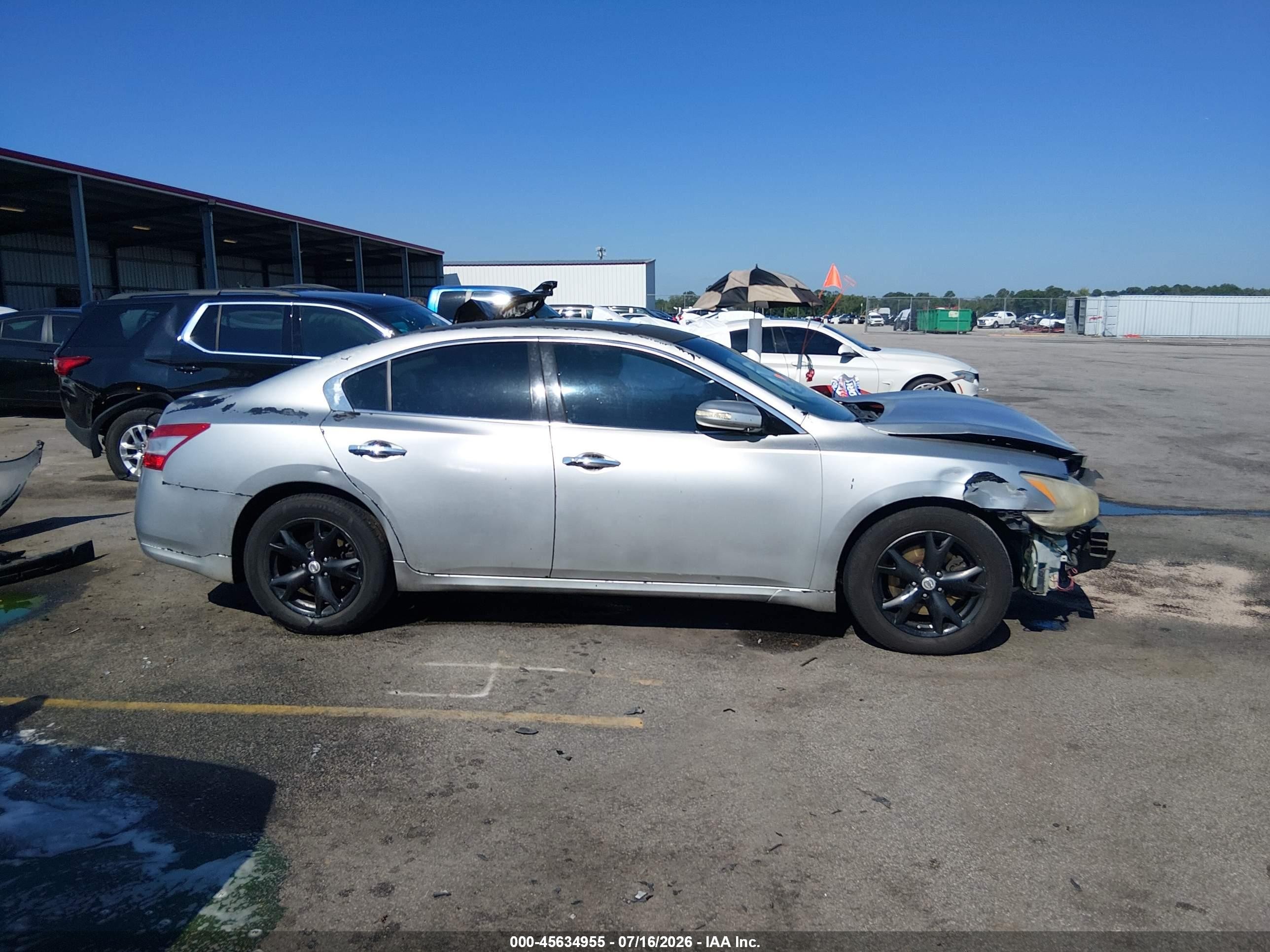 2011 Nissan Maxima 3.5 Sv Silver vin: 1N4AA5AP3BC813690