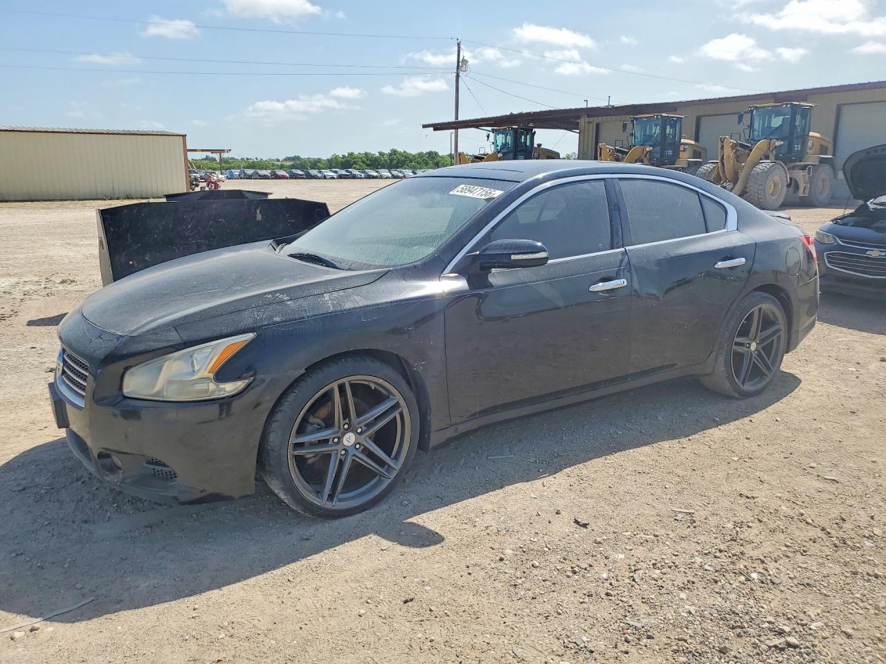2011 Nissan Maxima 3.5 S Black vin: 1N4AA5AP3BC820560