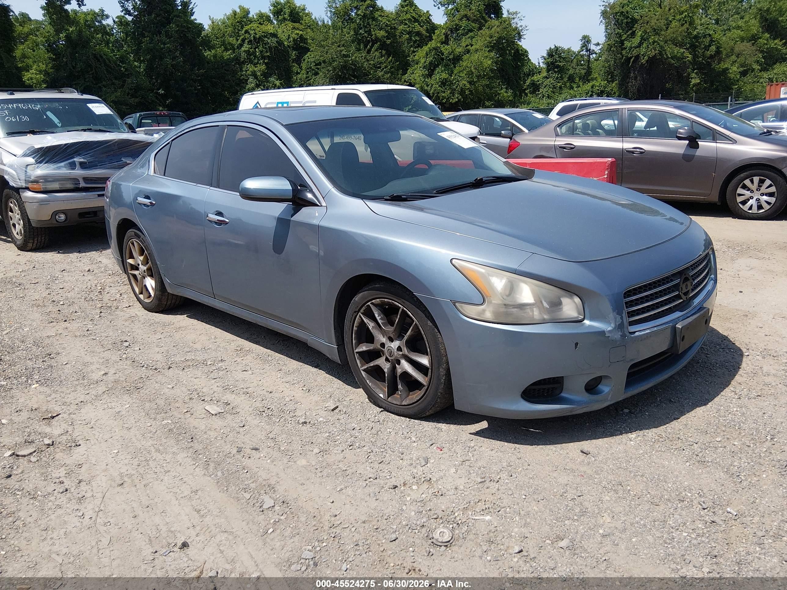 2011 Nissan Maxima 3.5 S Silver vin: 1N4AA5AP3BC820767
