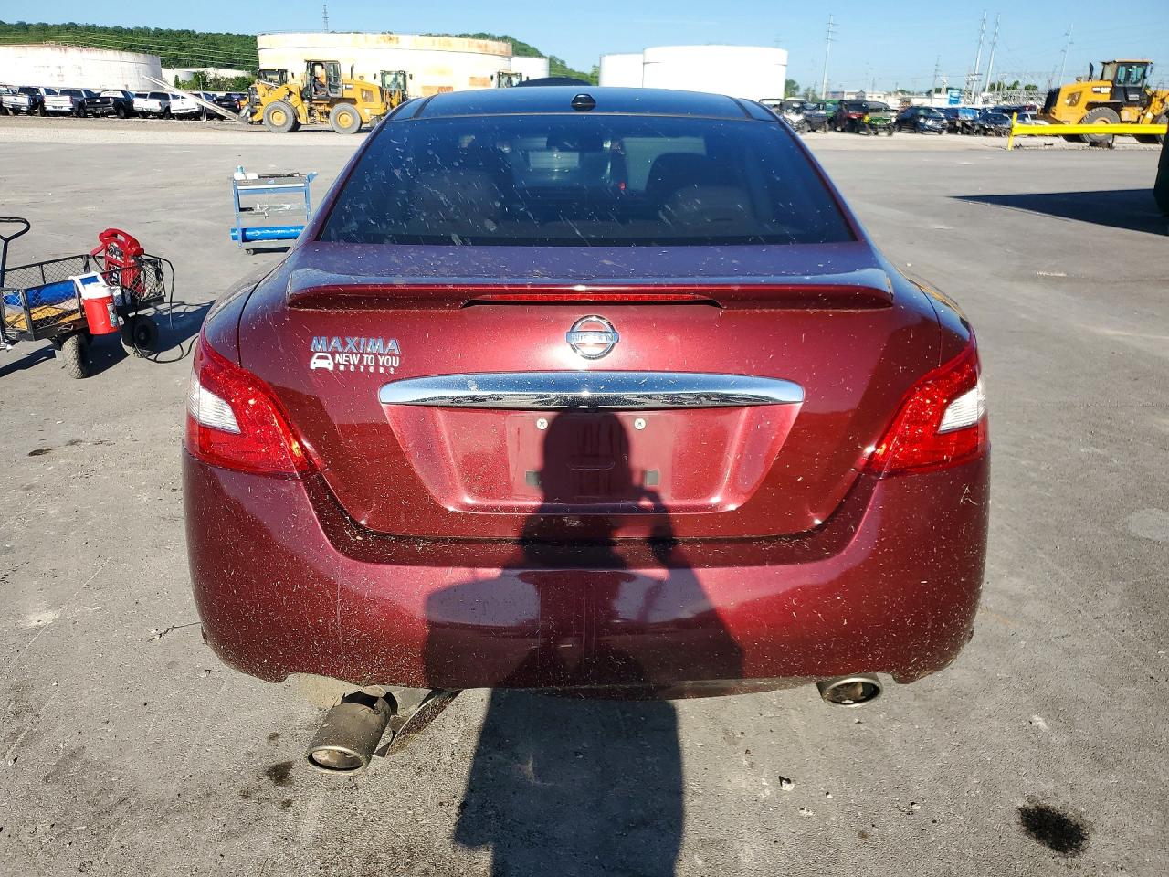2011 Nissan Maxima 3.5 S Red vin: 1N4AA5AP3BC827928