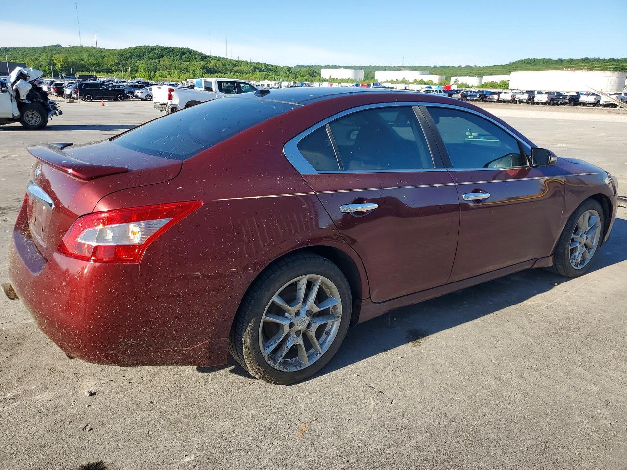 2011 Nissan Maxima 3.5 S Red vin: 1N4AA5AP3BC827928