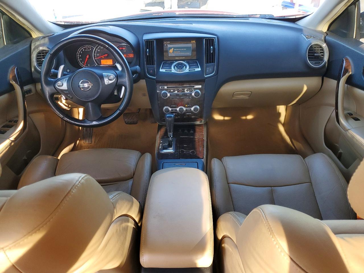 2011 Nissan Maxima 3.5 S Red vin: 1N4AA5AP3BC827928