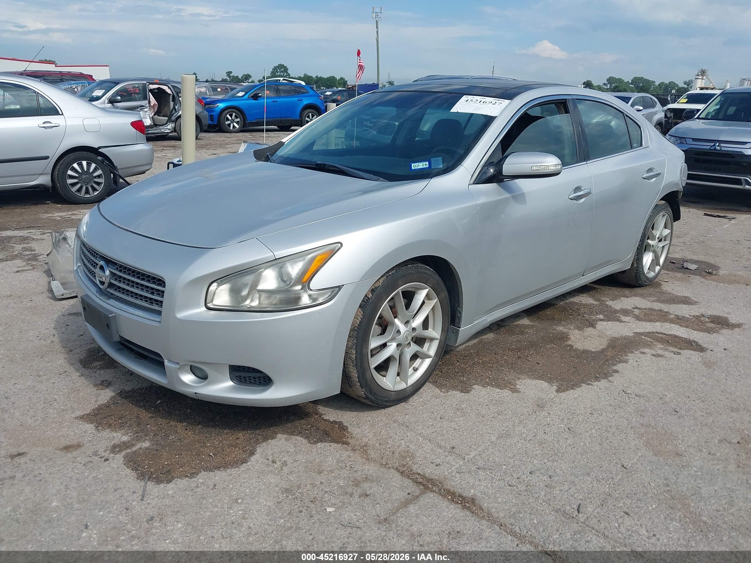 2011 Nissan Maxima 3.5 Sv Silver vin: 1N4AA5AP3BC834359