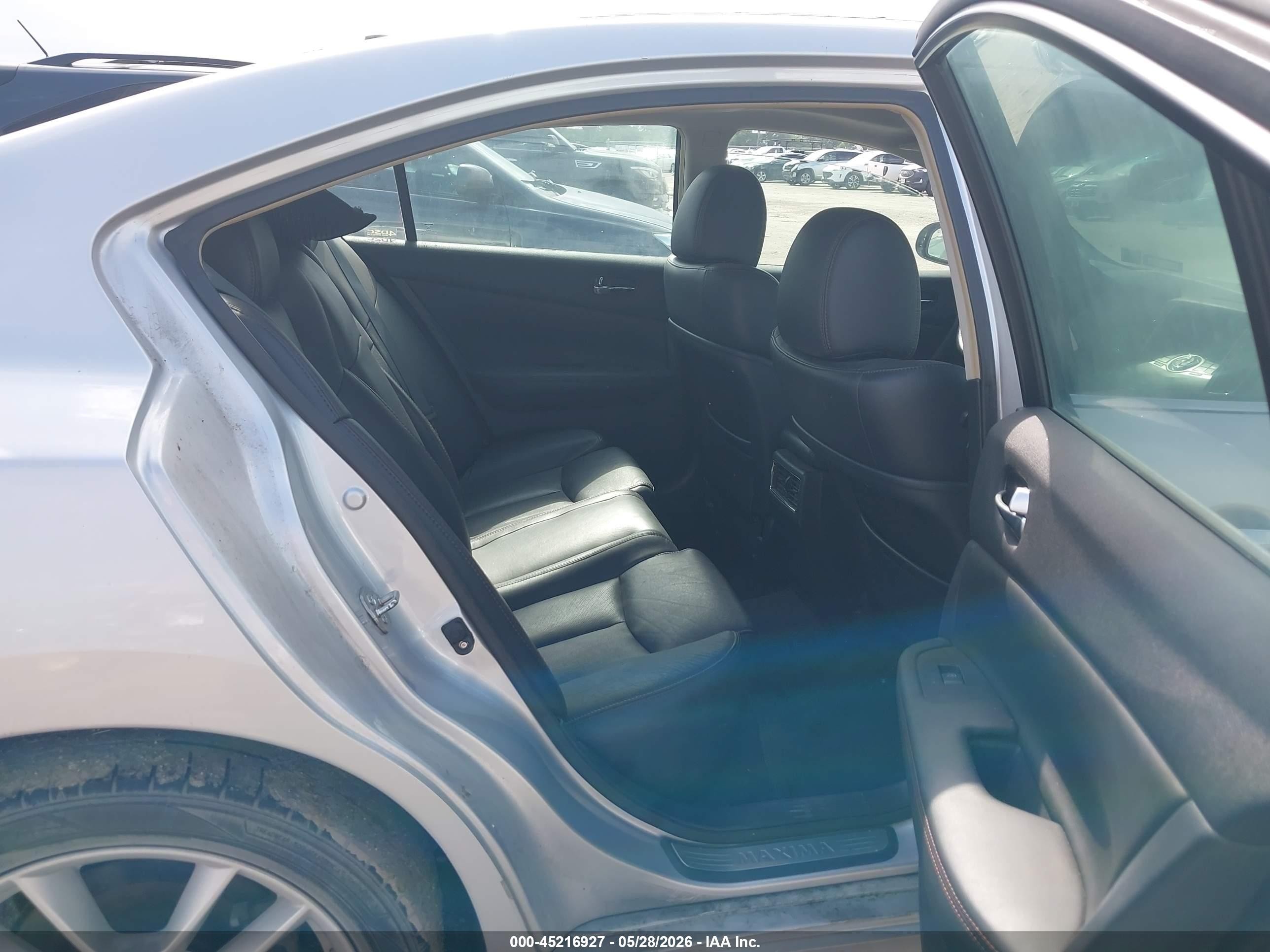 2011 Nissan Maxima 3.5 Sv Silver vin: 1N4AA5AP3BC834359