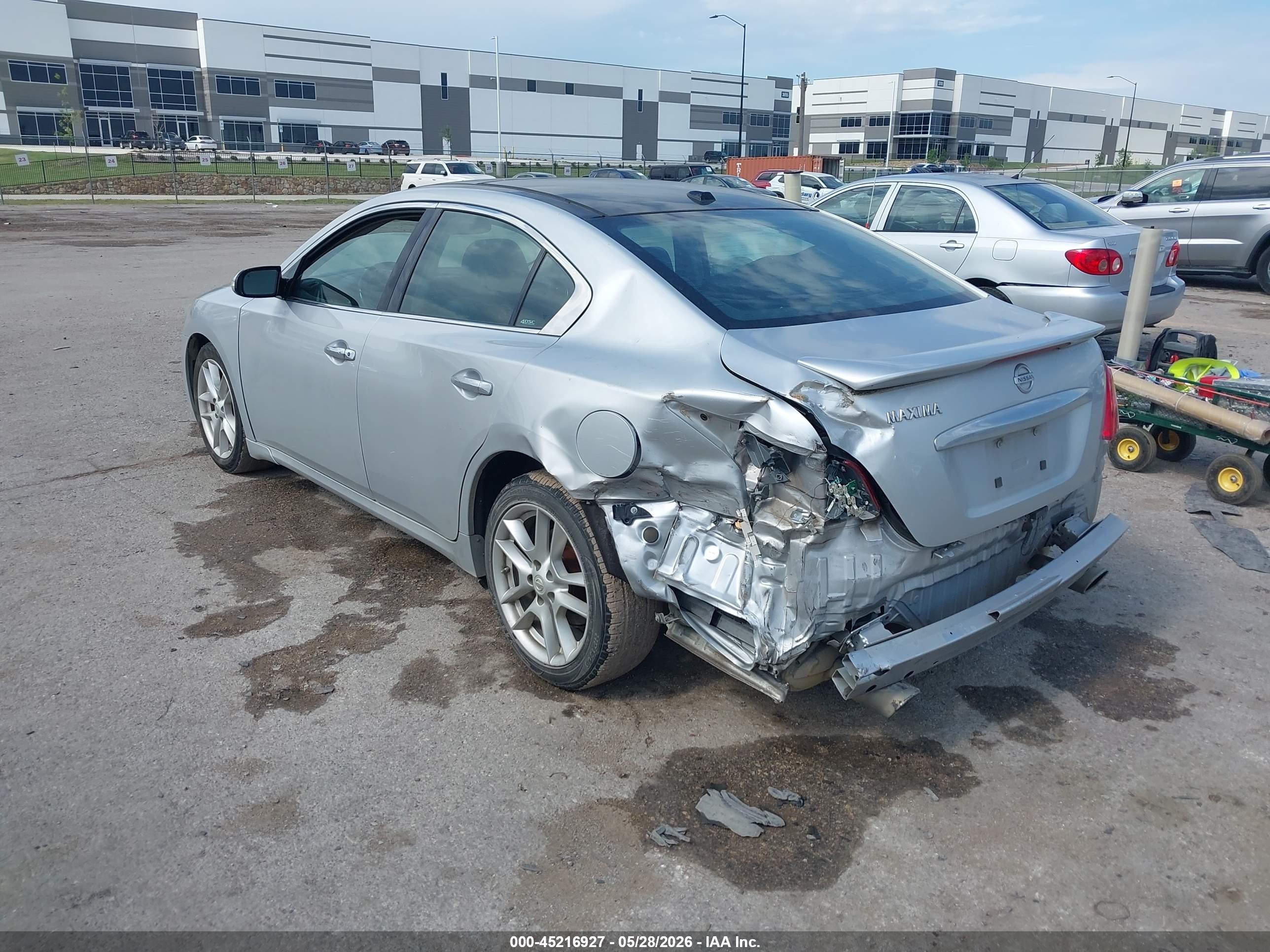 2011 Nissan Maxima 3.5 Sv Silver vin: 1N4AA5AP3BC834359