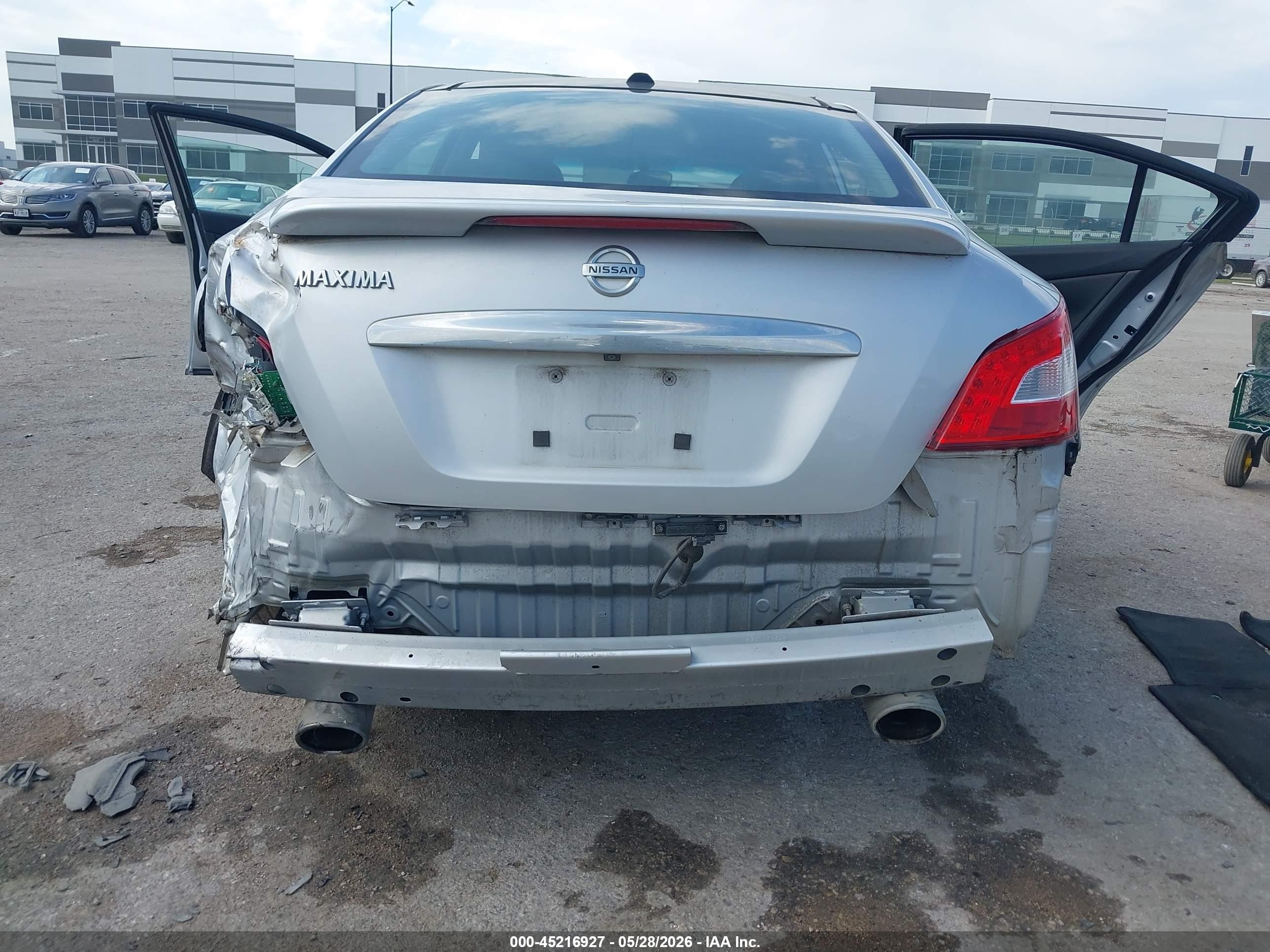 2011 Nissan Maxima 3.5 Sv Silver vin: 1N4AA5AP3BC834359