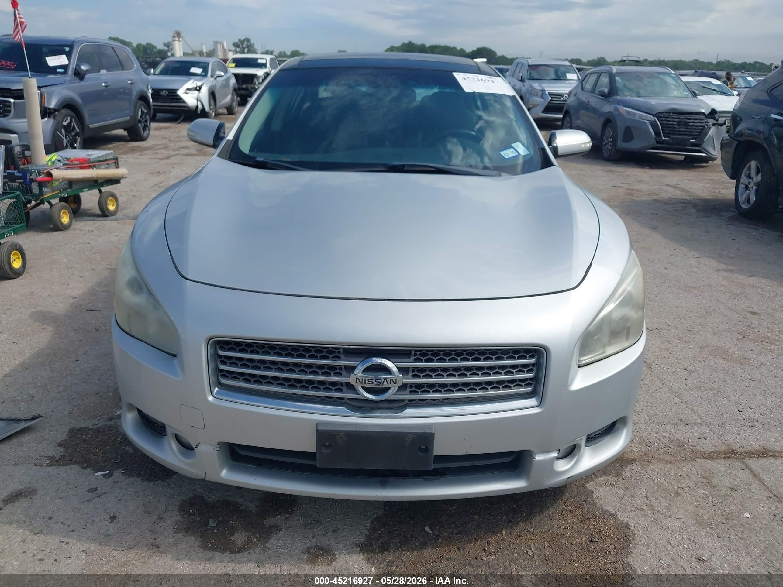 2011 Nissan Maxima 3.5 Sv Silver vin: 1N4AA5AP3BC834359