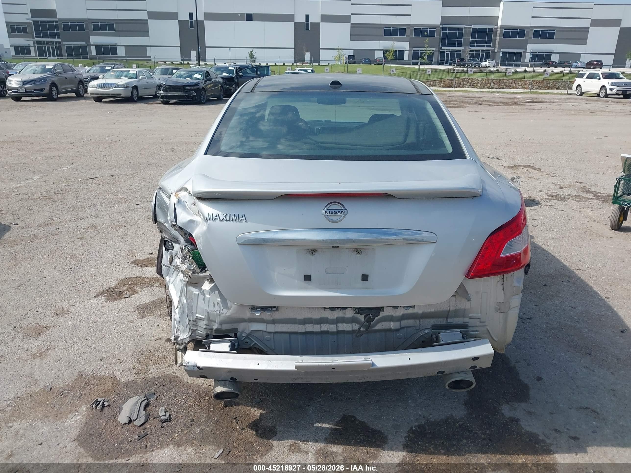 2011 Nissan Maxima 3.5 Sv Silver vin: 1N4AA5AP3BC834359