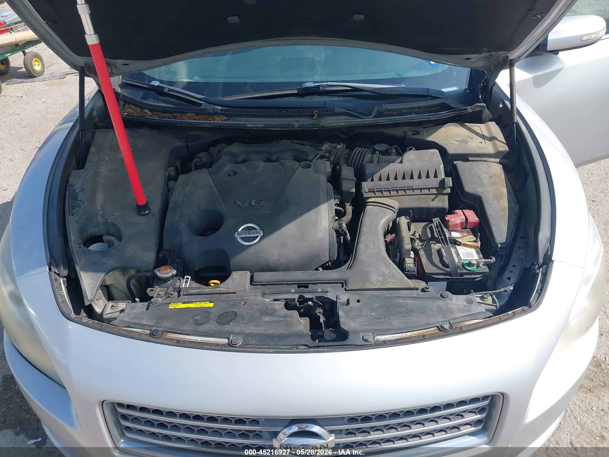 2011 Nissan Maxima 3.5 Sv Silver vin: 1N4AA5AP3BC834359