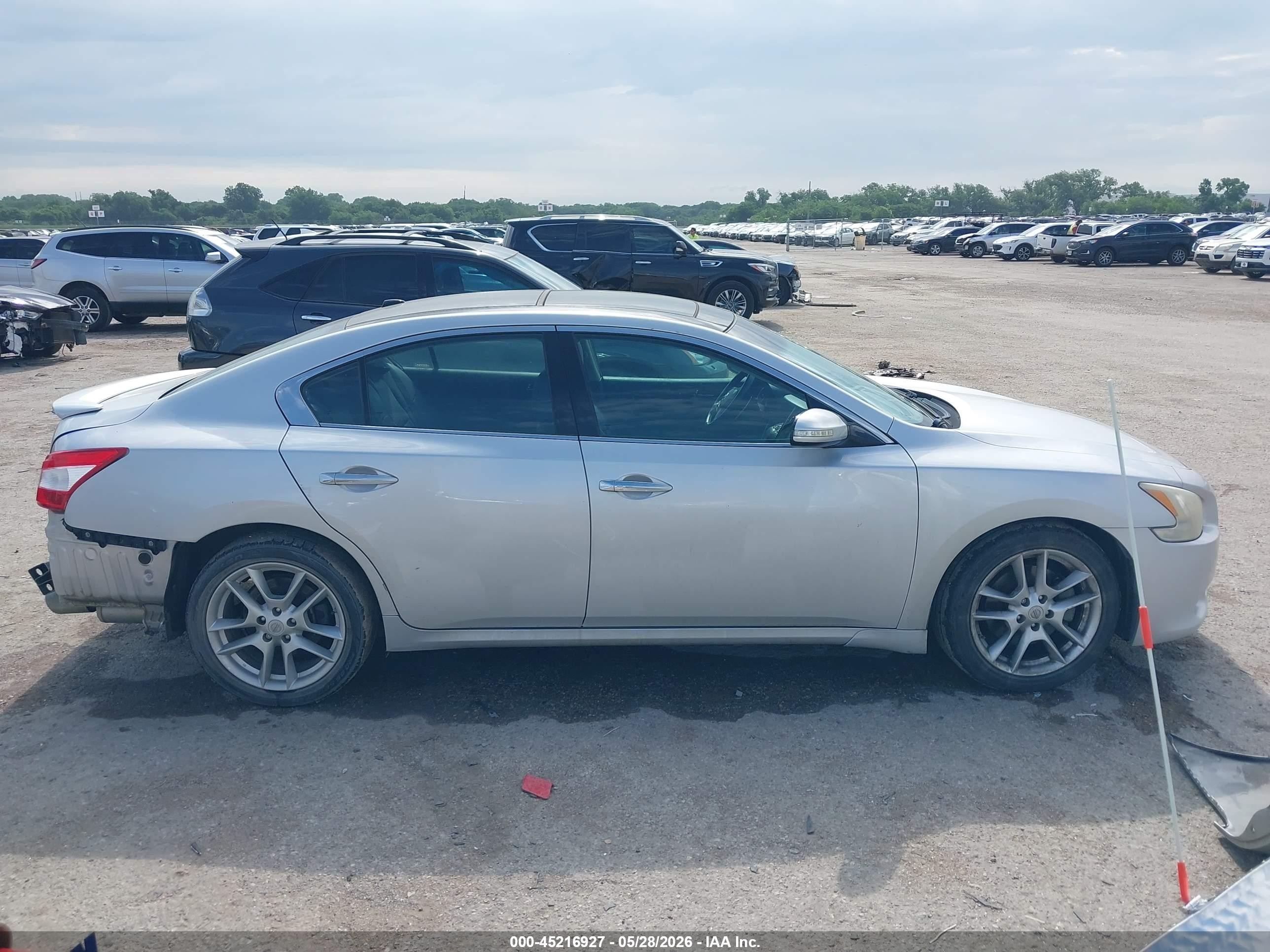 2011 Nissan Maxima 3.5 Sv Silver vin: 1N4AA5AP3BC834359