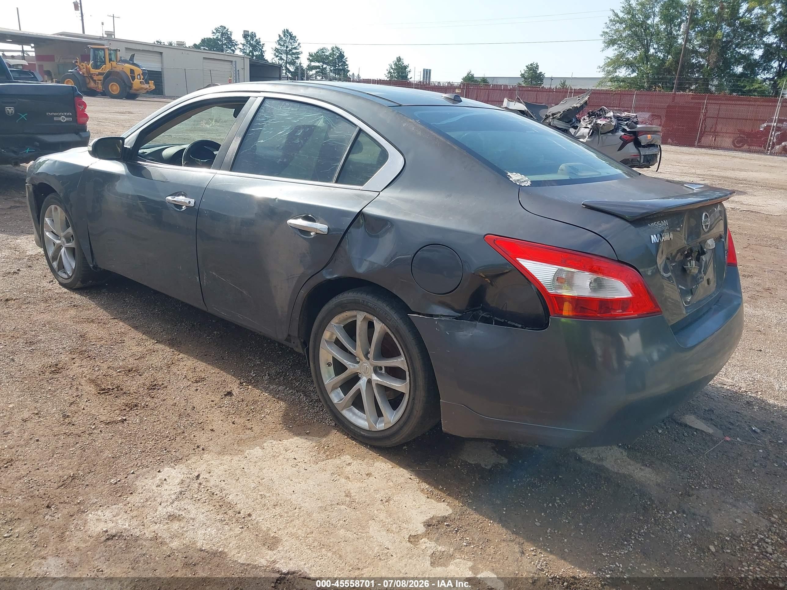 2011 Nissan Maxima 3.5 Sv Gray vin: 1N4AA5AP3BC834958