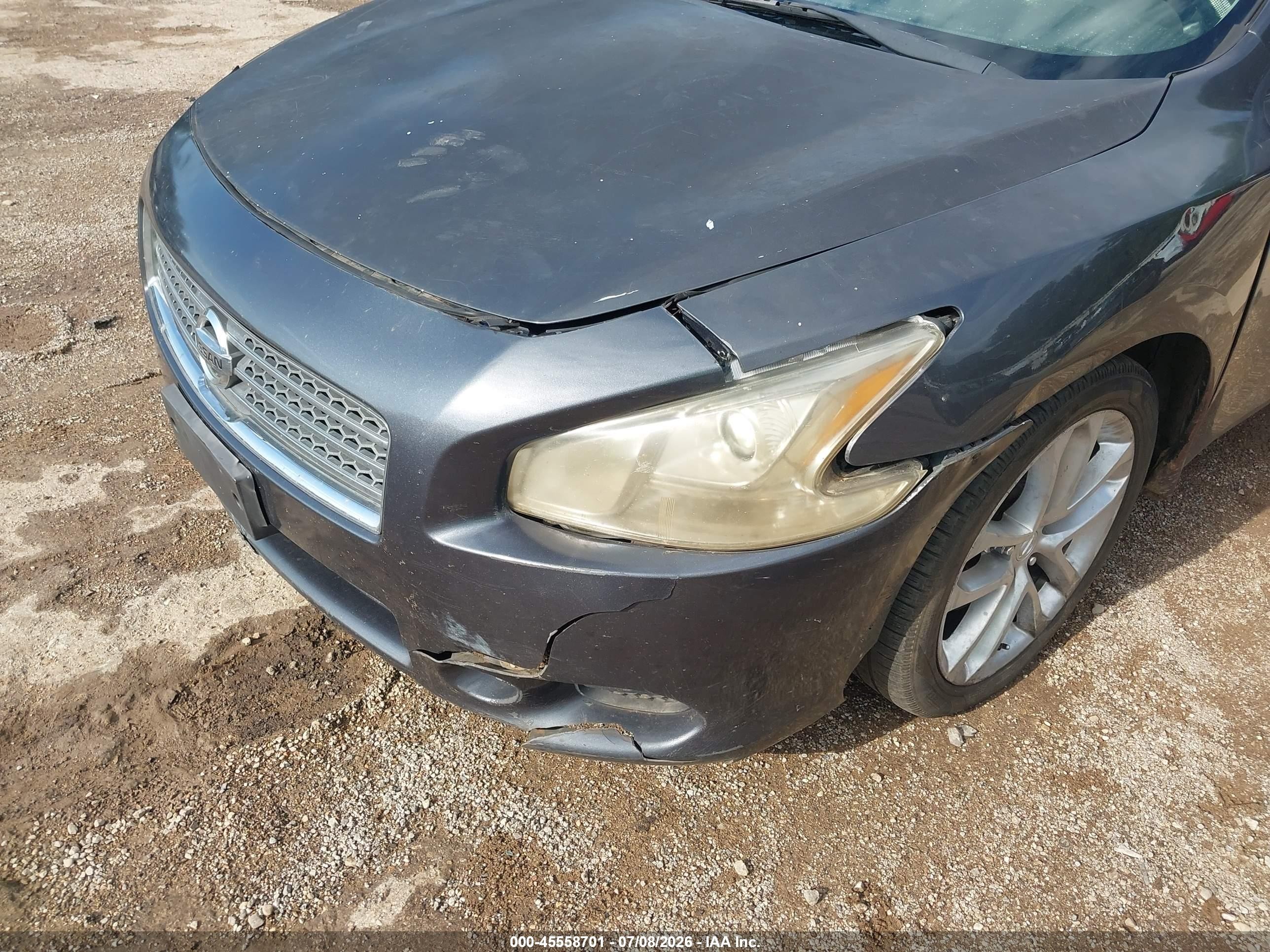 2011 Nissan Maxima 3.5 Sv Gray vin: 1N4AA5AP3BC834958